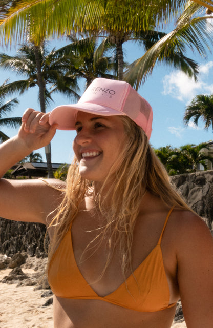 San Lorenzo Bikinis Trucker Hat Pink