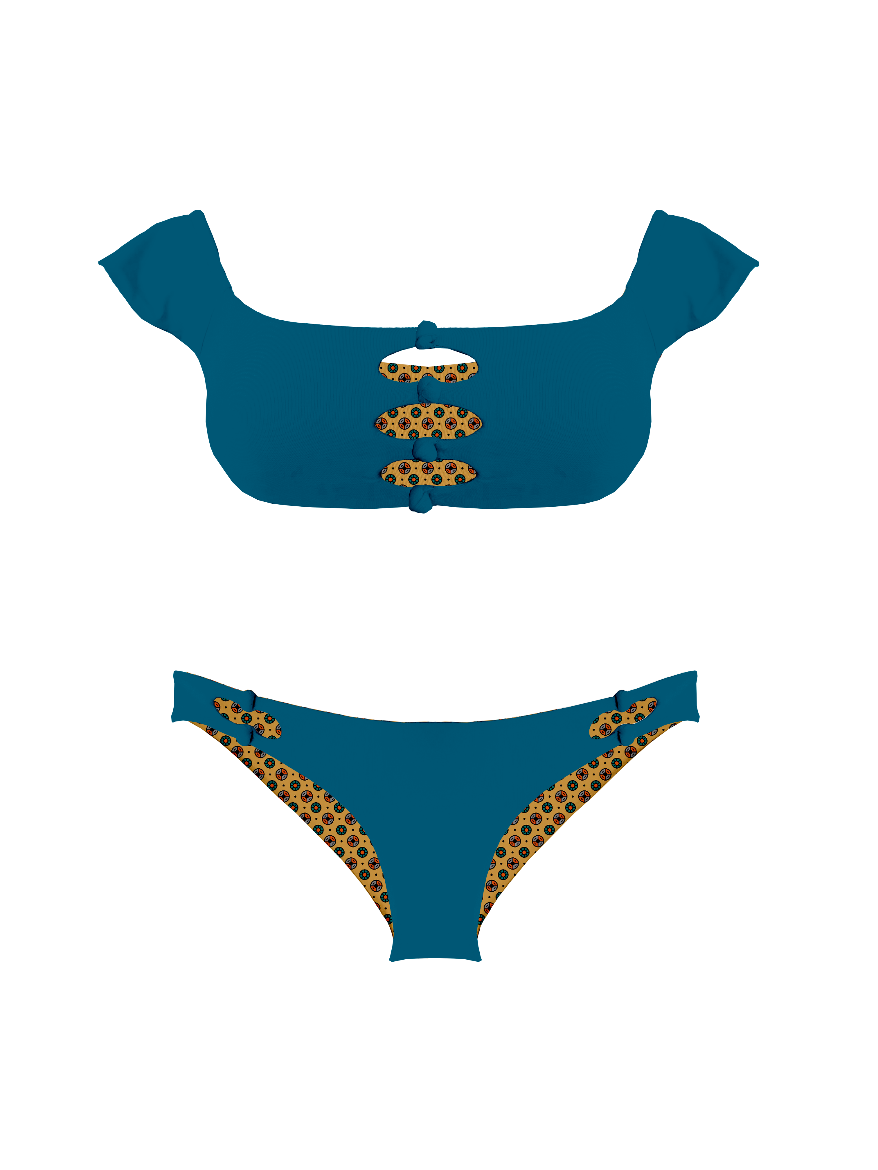 Marrakesh Esmeralda Brief Knotted Bikini Bottom