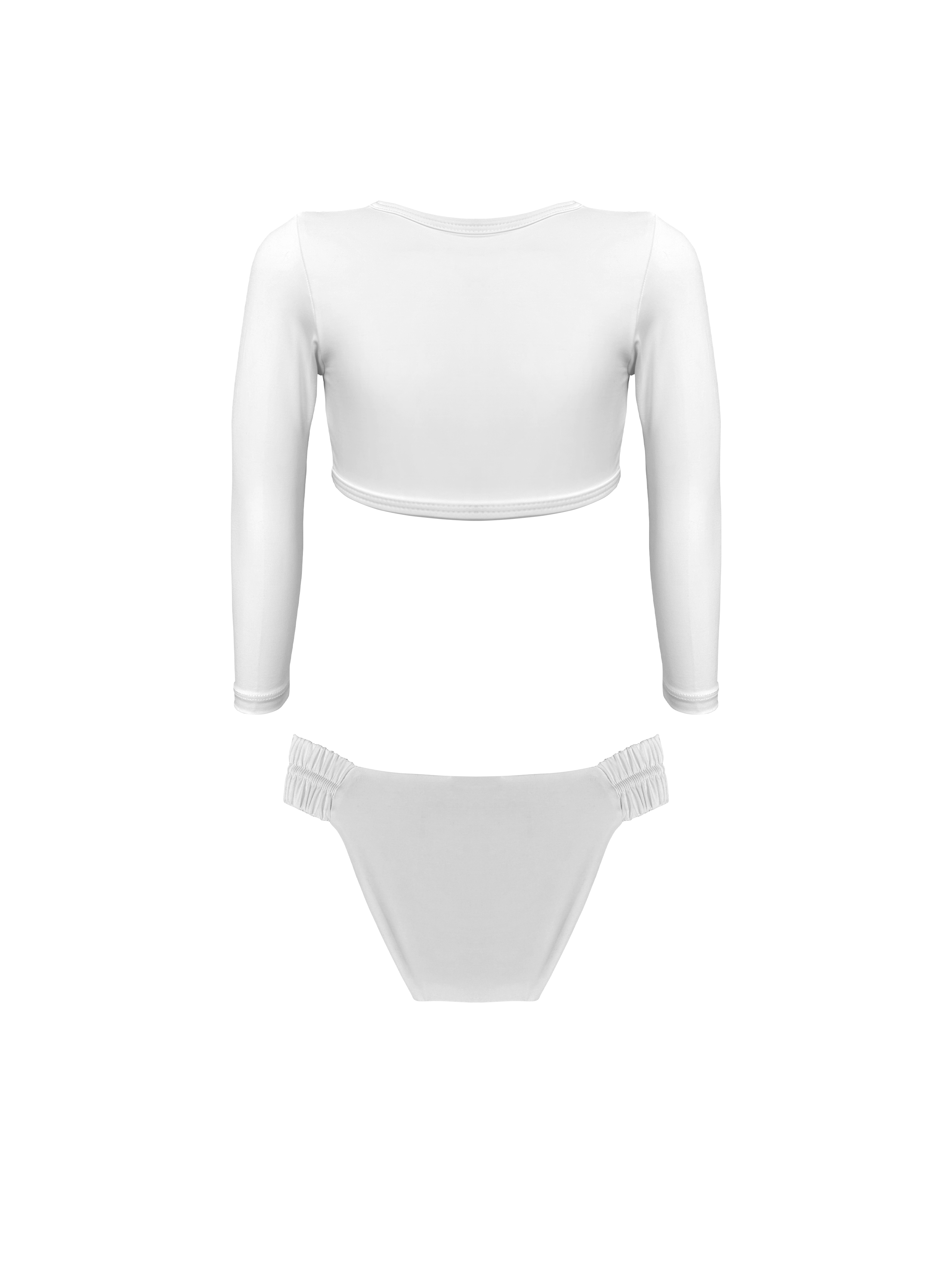 Keiki Paradiso Angel Long Sleeve Cropped Top