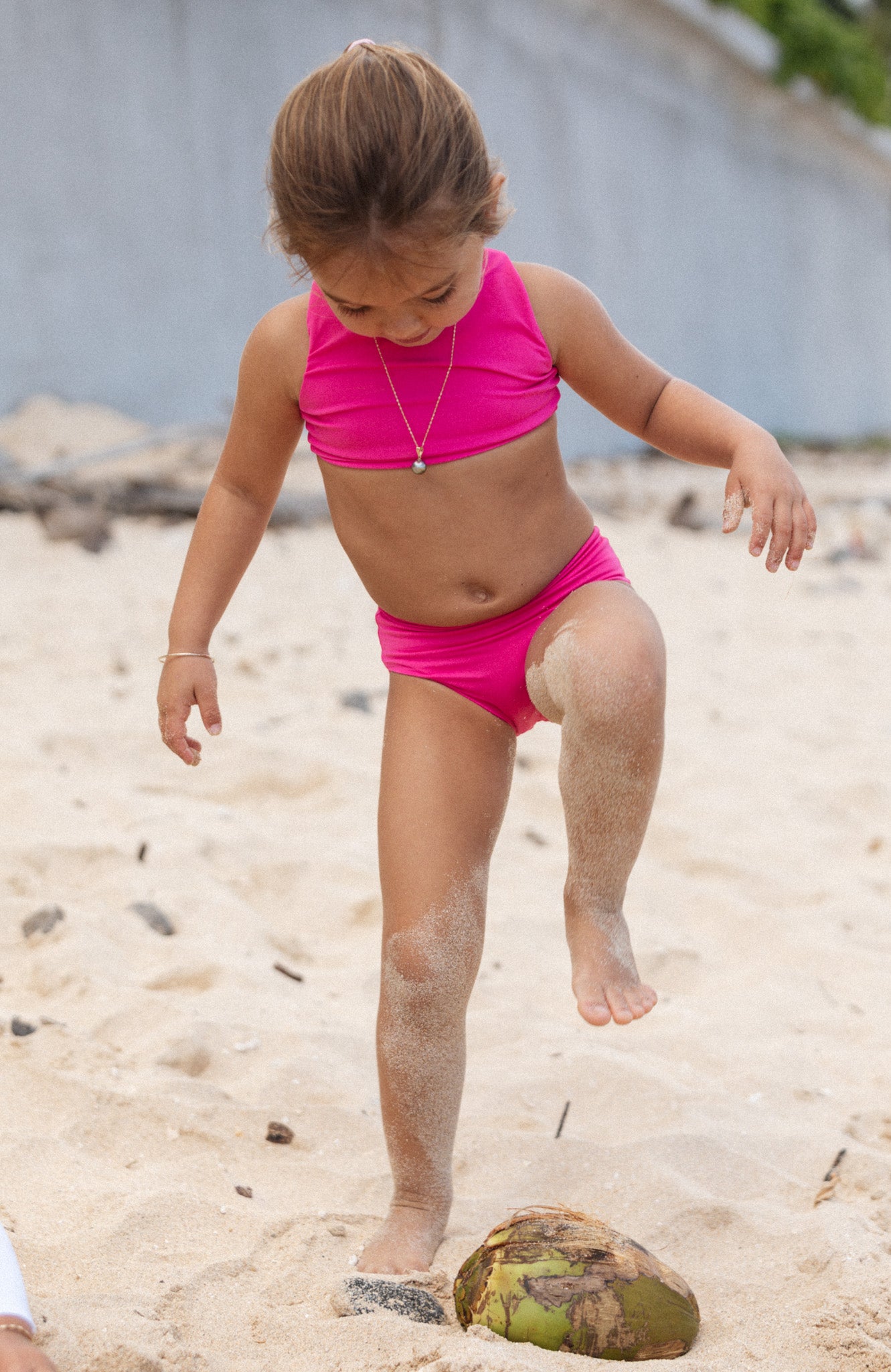 Keiki Paradiso Lush Pink Brief Bottom