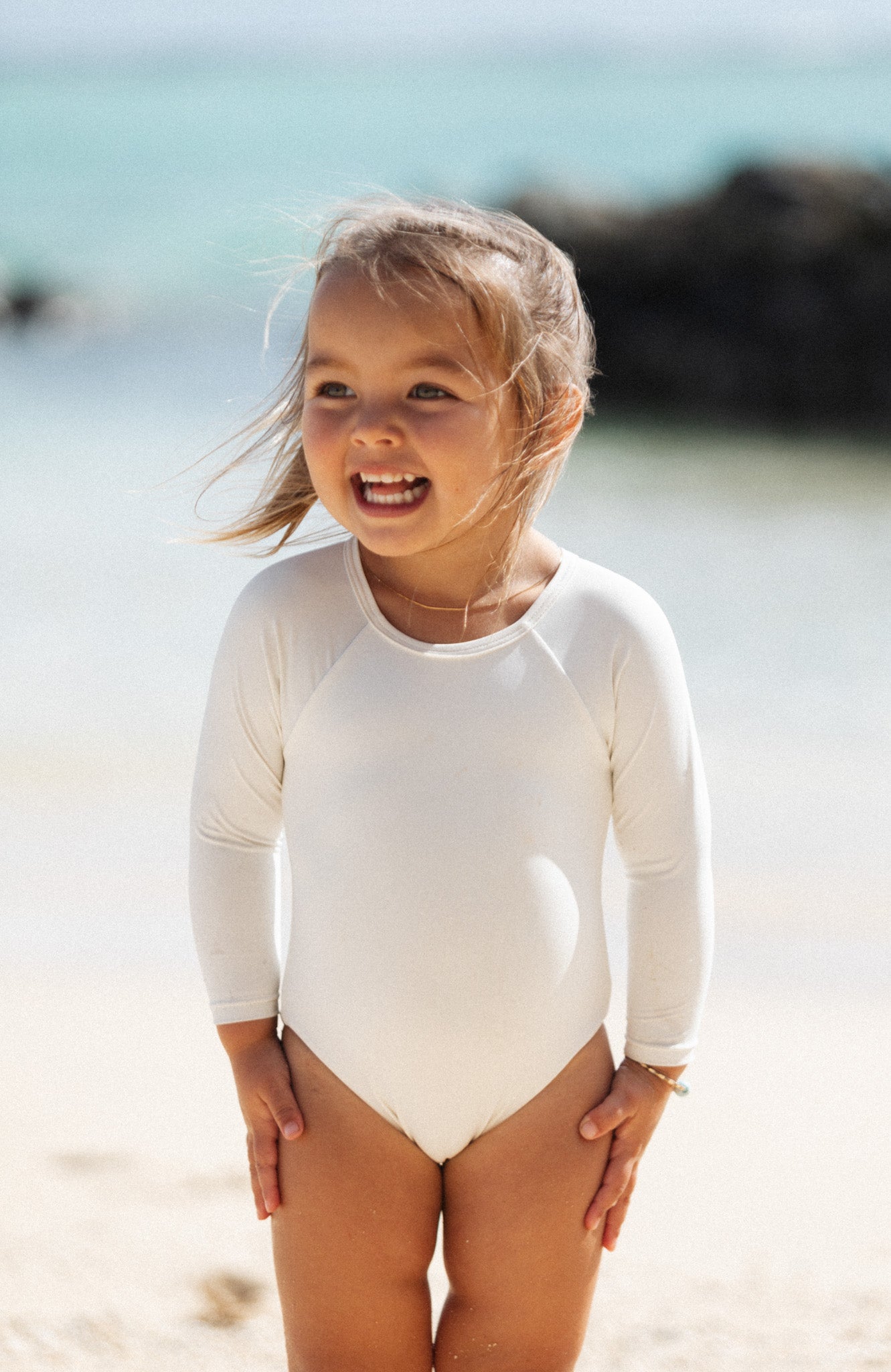 Keiki L'Amour Porcelain Long Sleeve One Piece