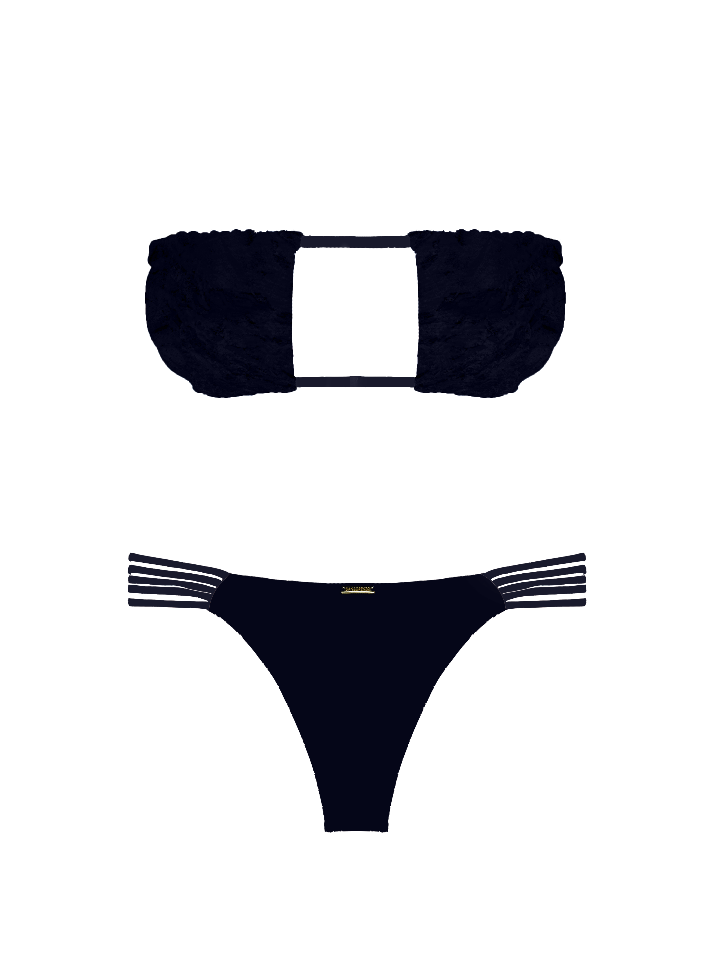 Prisma Midnight Eclipse V-Knot Bikini Bottom