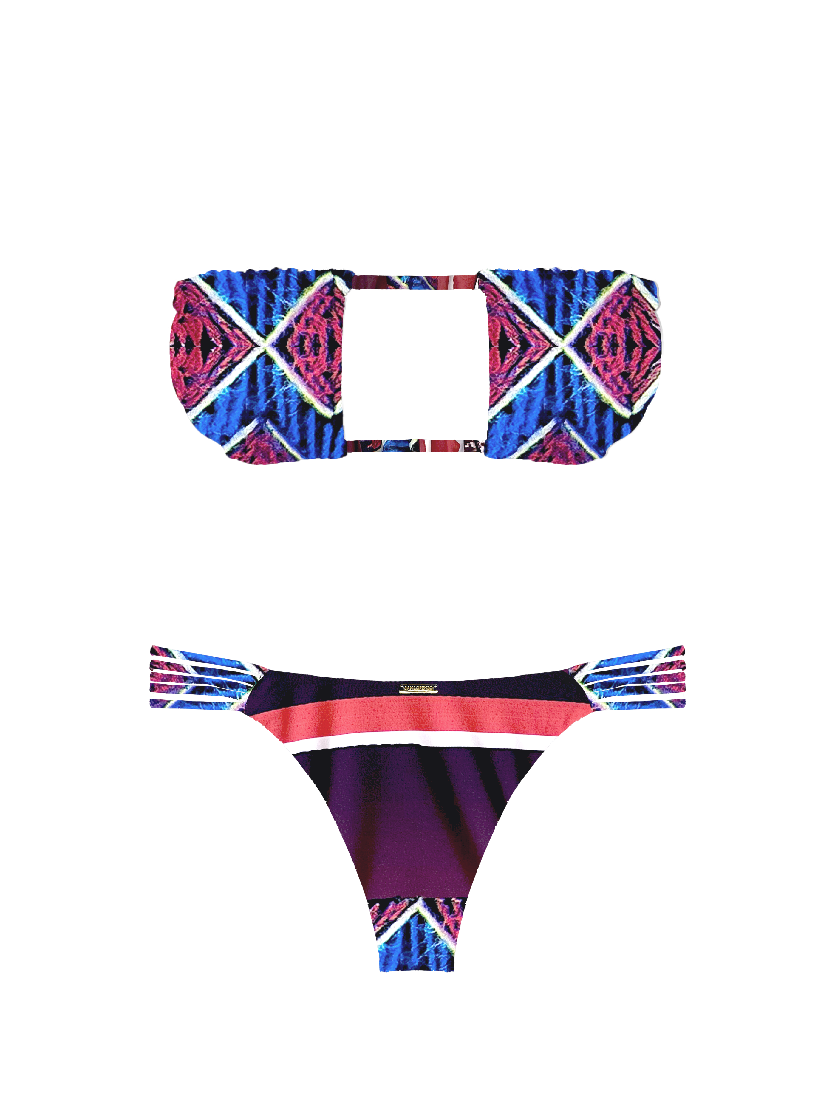 Prisma Molokini Flame V-Knot Bikini Bottom