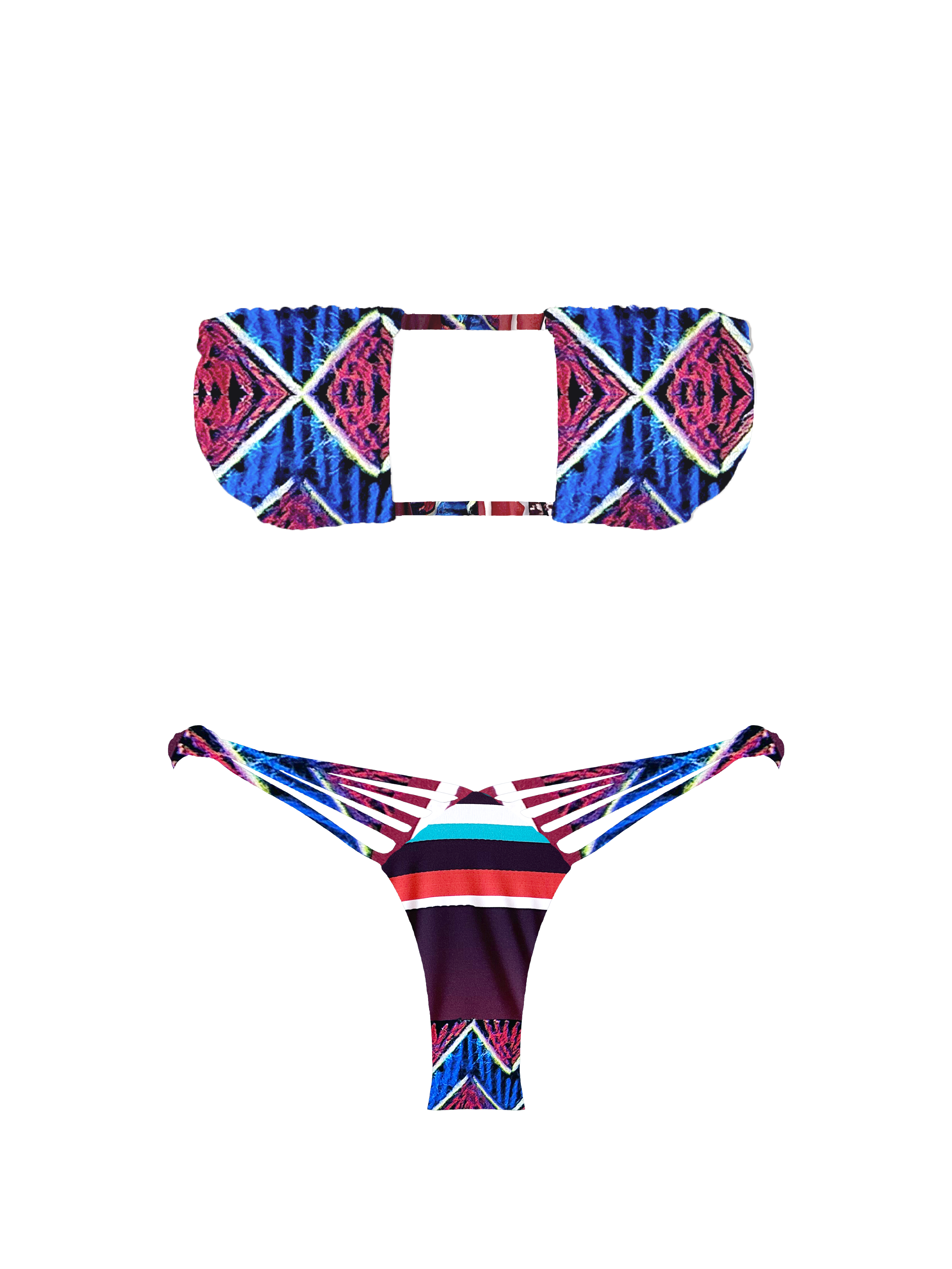 Prisma Molokini Flame V-Knot Bikini Bottom