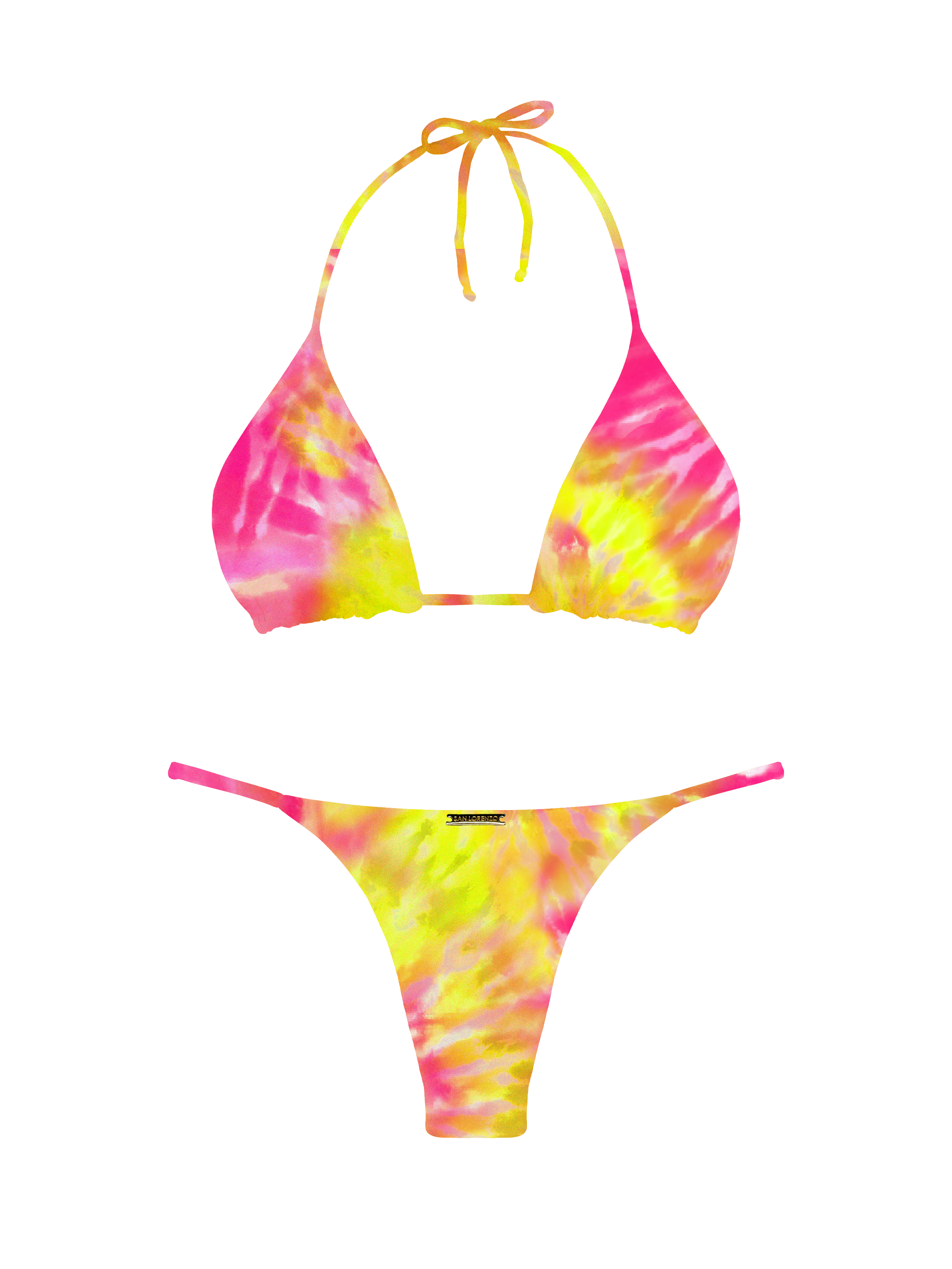 Paradiso Sunrise Swirl Thin Brief Bikini Bottom