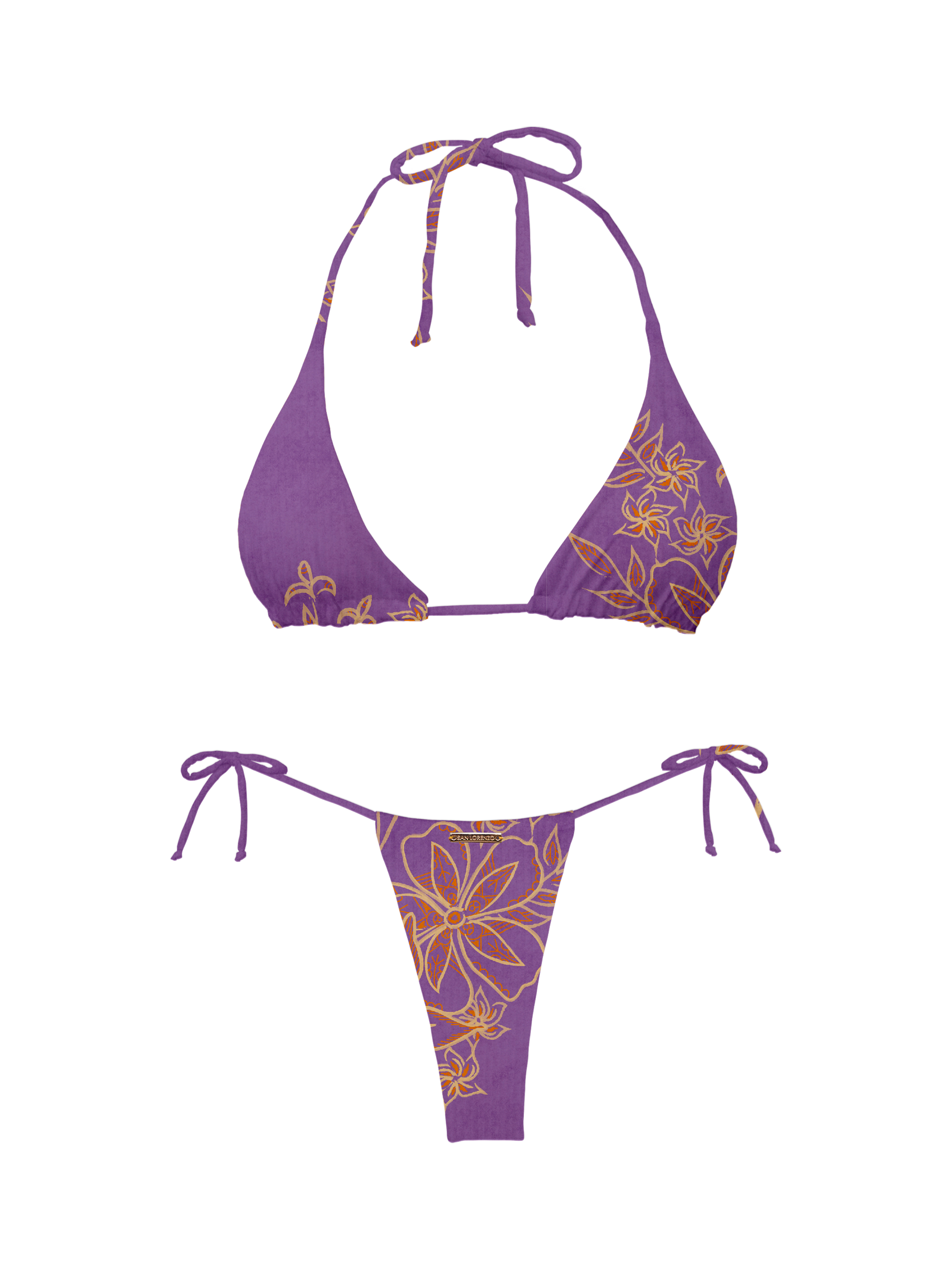 Paradiso Classic Triangle Lilac Glow Bikini Top