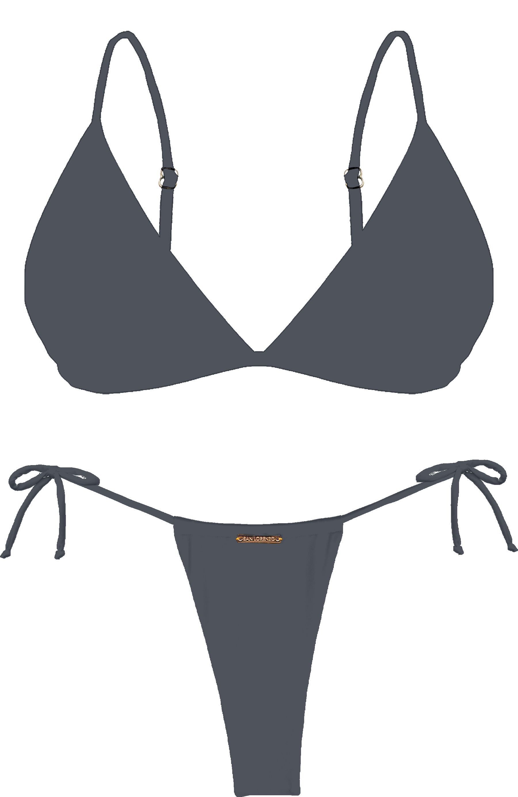 L'Amour Granite Bra Halter Bikini Top
