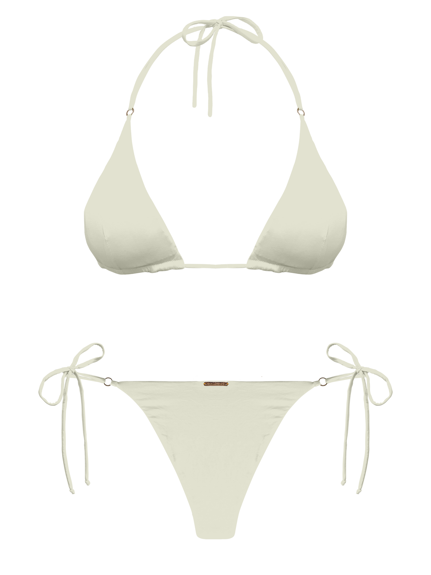 L'Amour Porcelain Hoop Ring Bikini Top