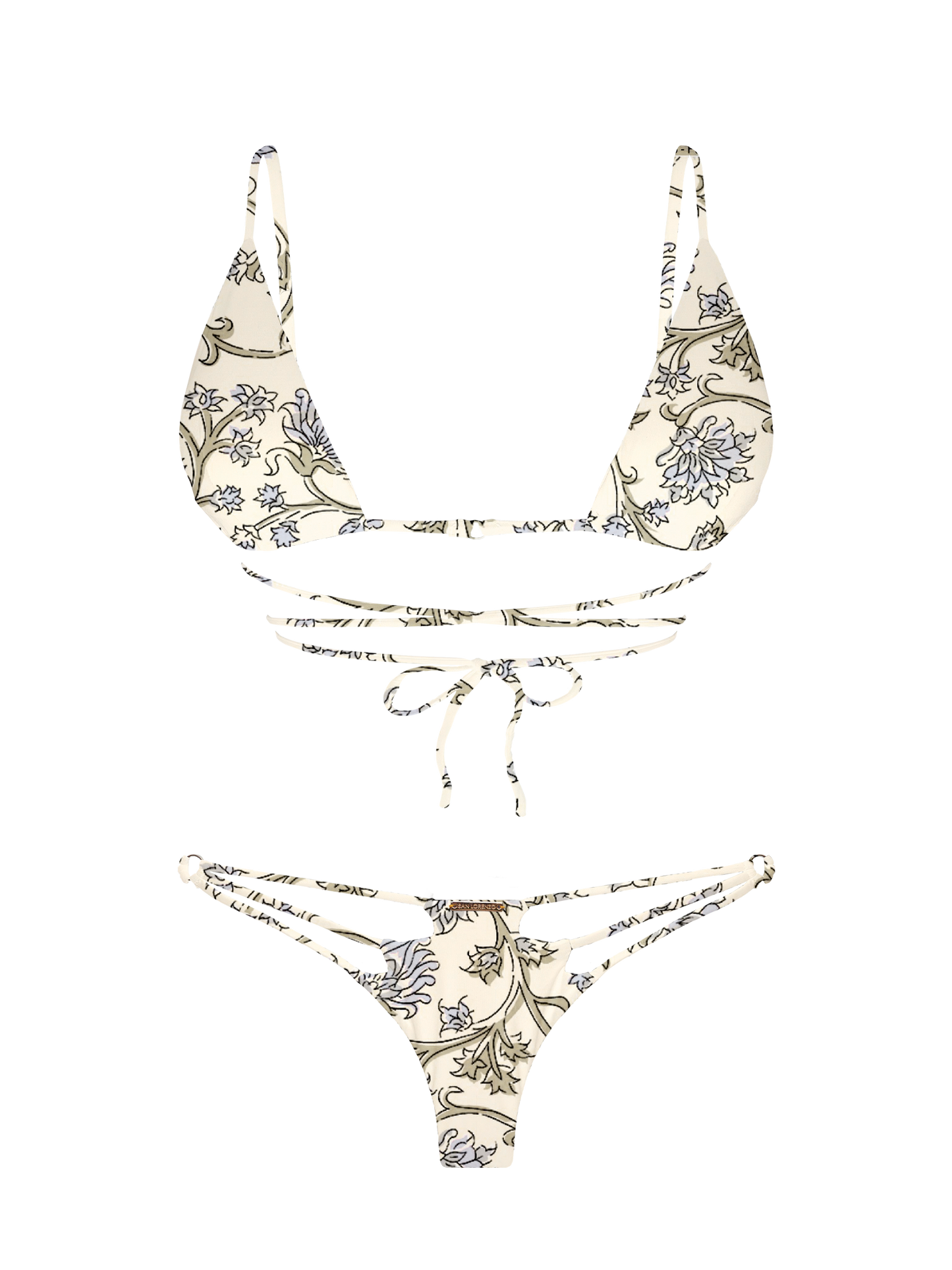 L'Amour Chantilly Lace Diamond V Bikini Bottom