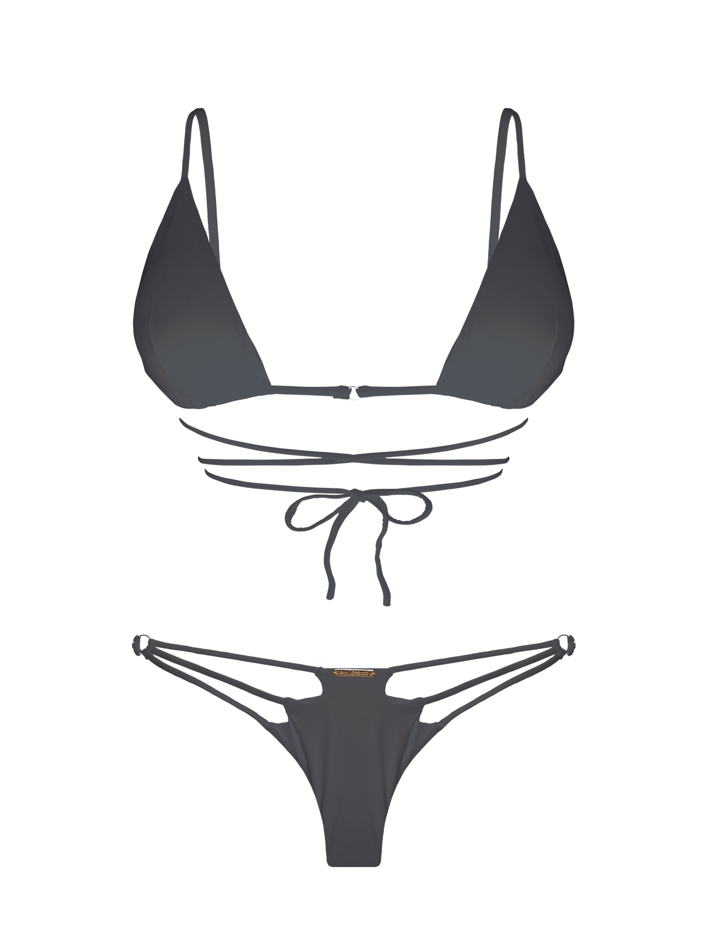 L'Amour Granite Multi Strap Bra Bikini Top