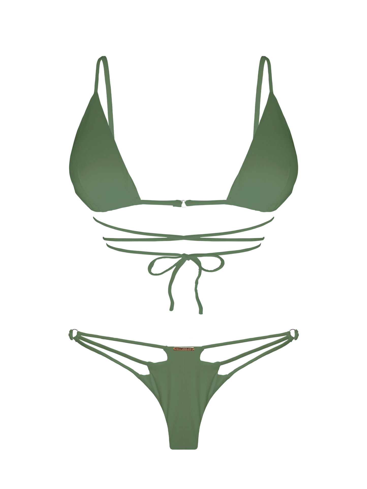 L'Amour Moss Diamond V Bikini Bottom