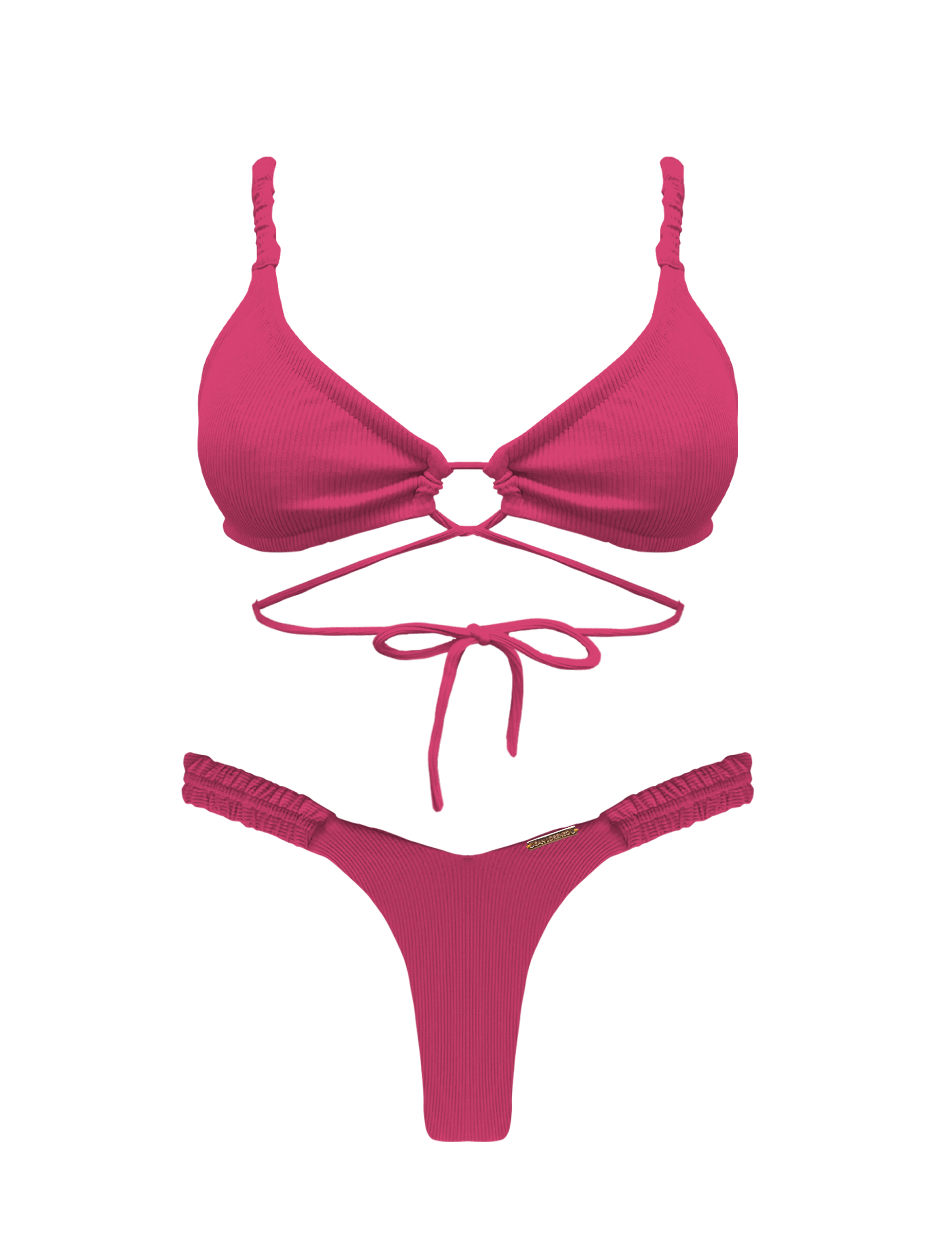 Bonita Blossom Multi Ruched Bikini Top