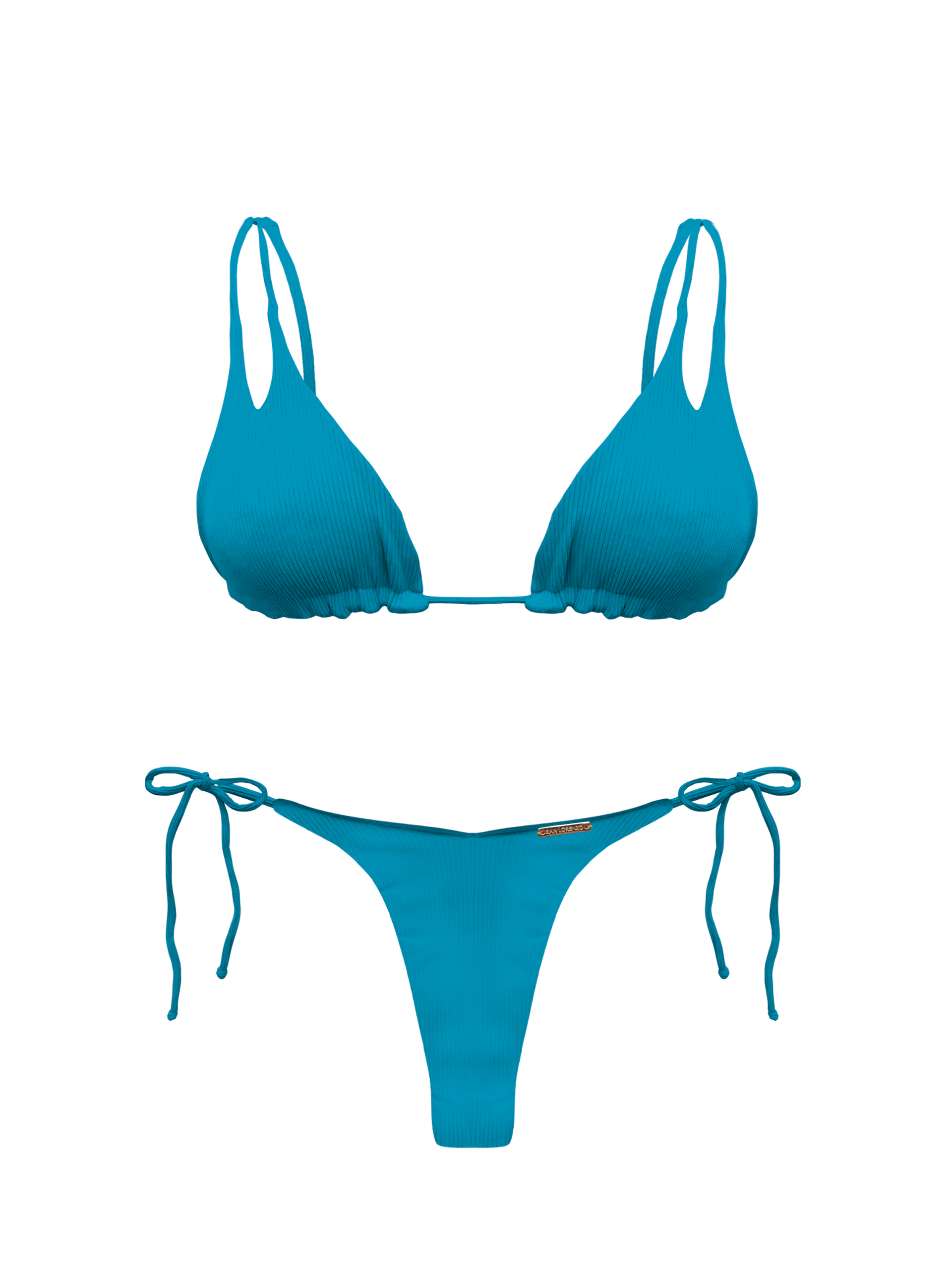 Bonita Paradise High Cut Side Tie Thong Bikini Bottom