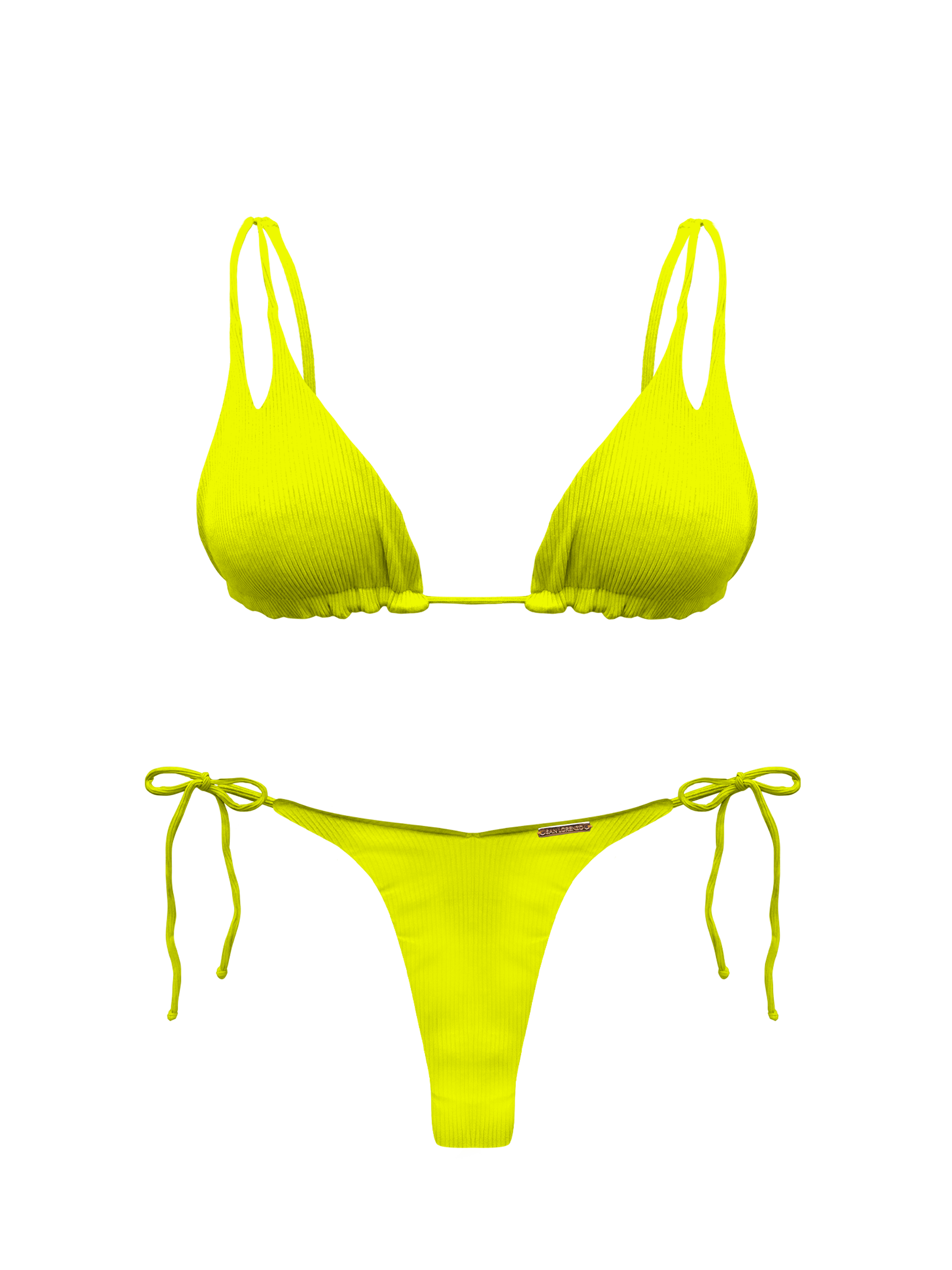 Bonita Sunshine Loop String Halter Bikini Top