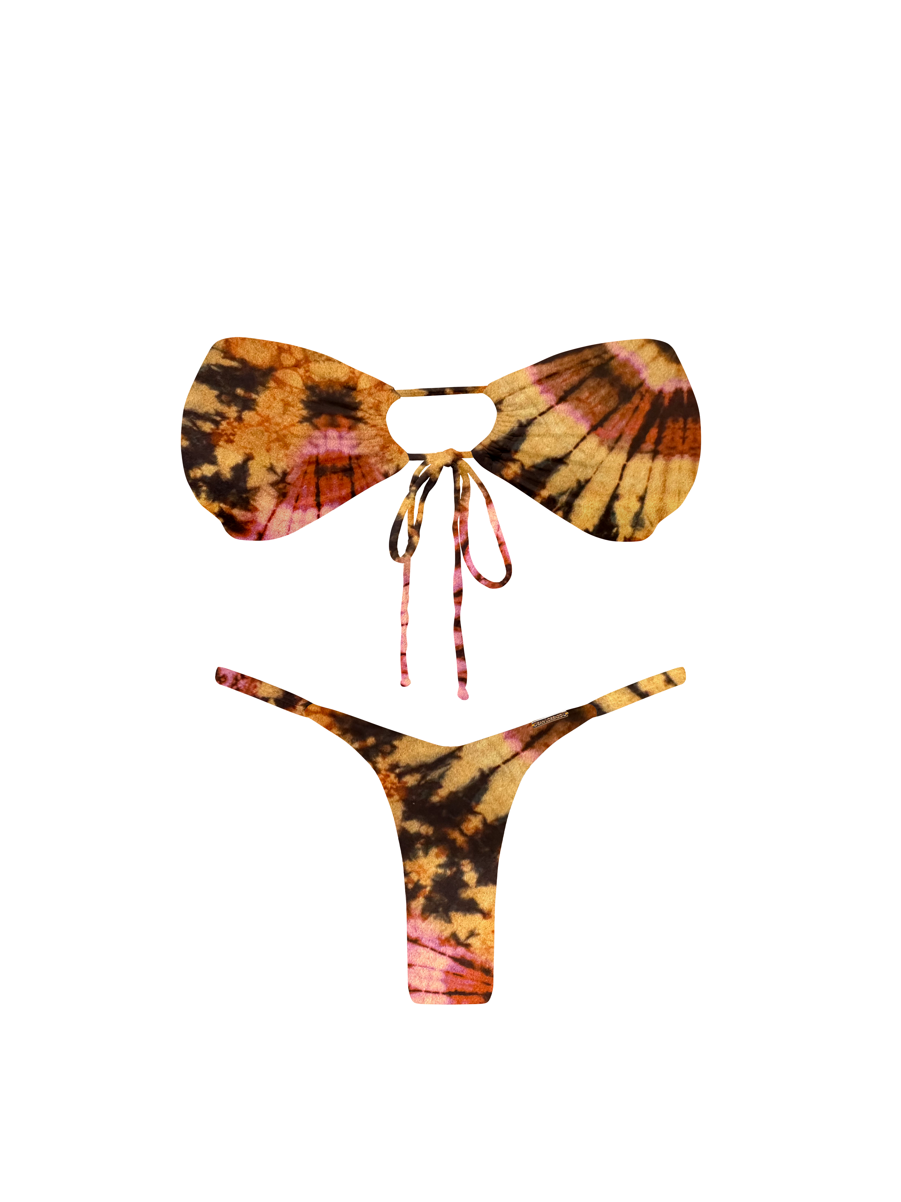 Kaia Sari Bloom Thin Garder Thong Bikini Bottom