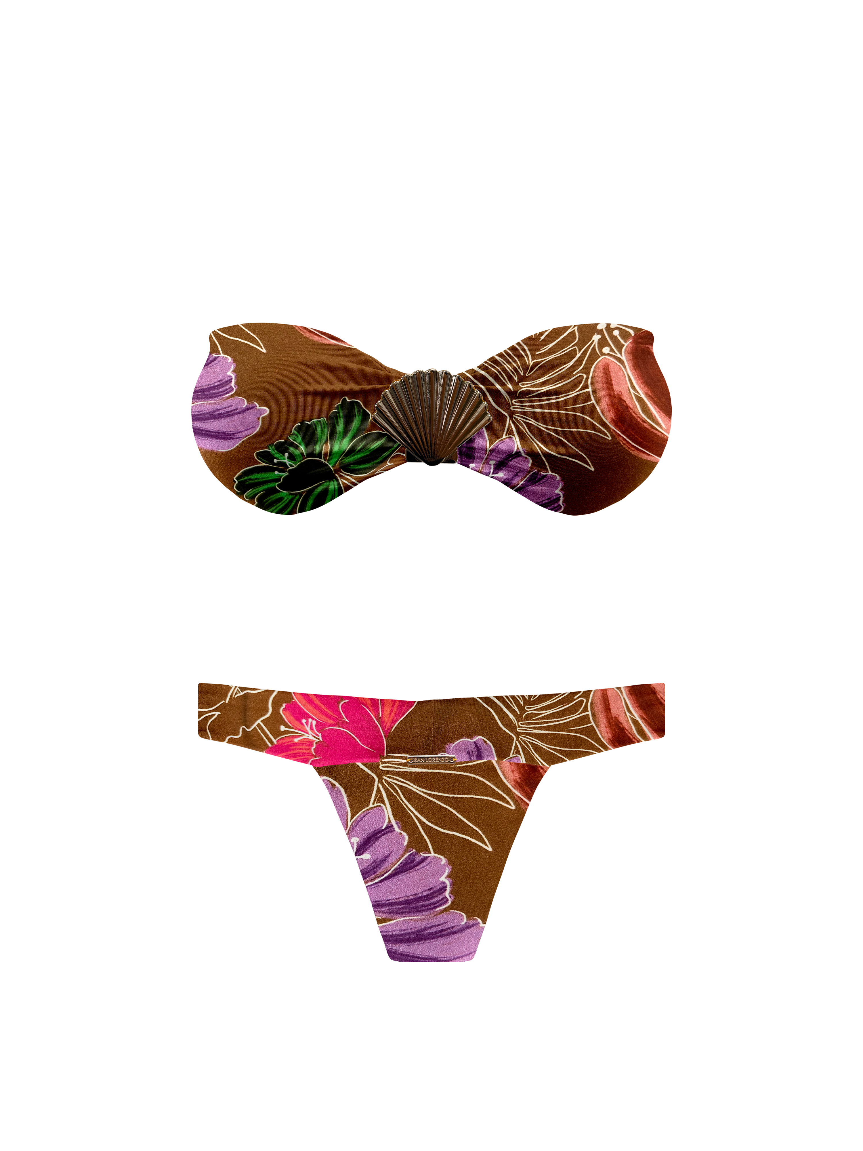 Kaia Wild Blossom Belt Bikini Bottom