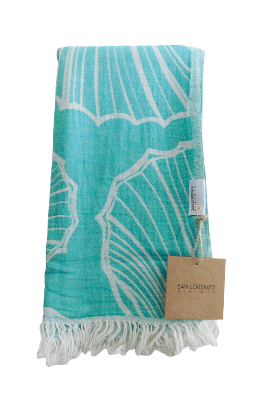 Shell Turquoise Towel