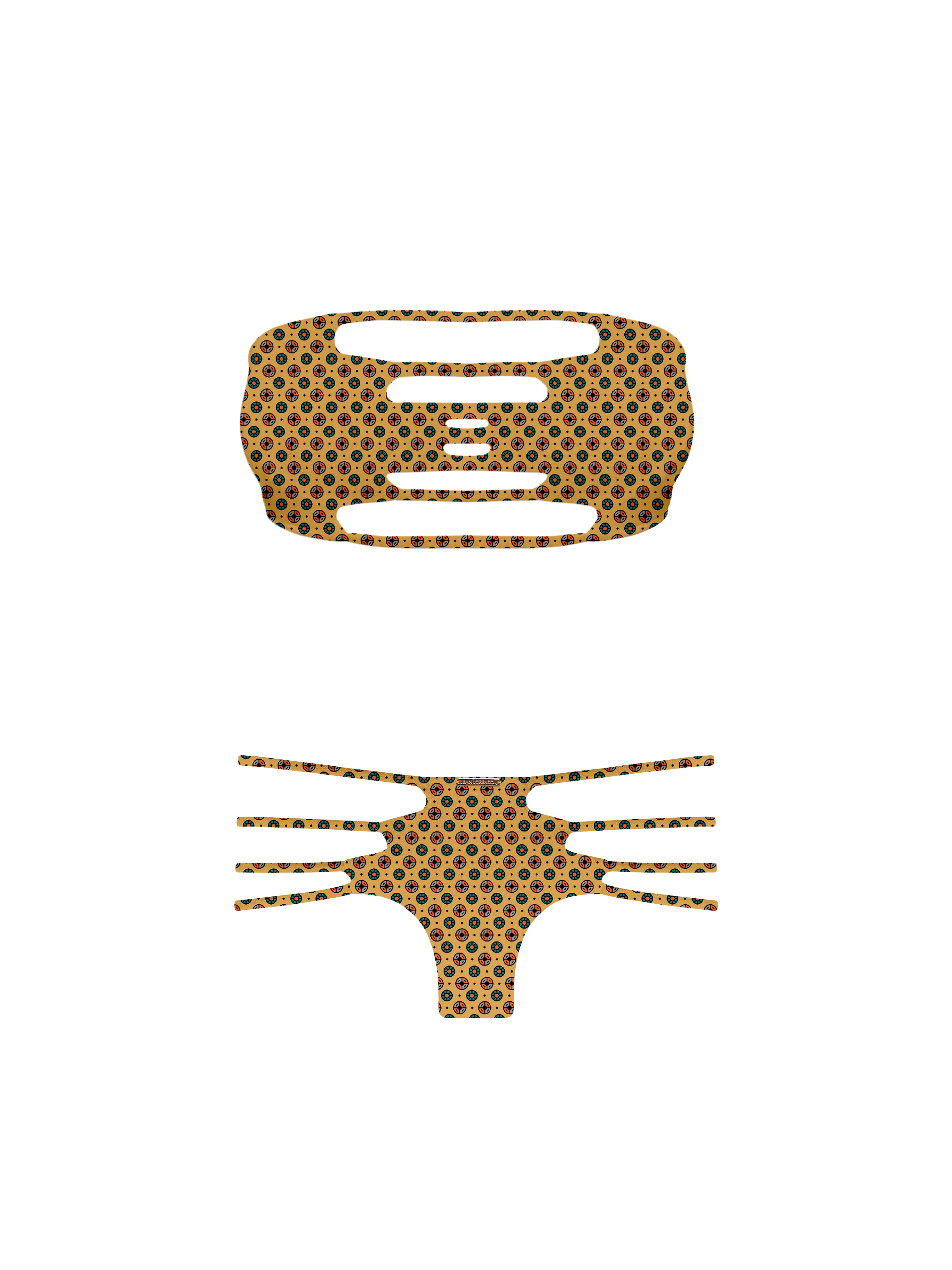 Marrakesh Sahara Dune Diamond Strap Bikini Bottom