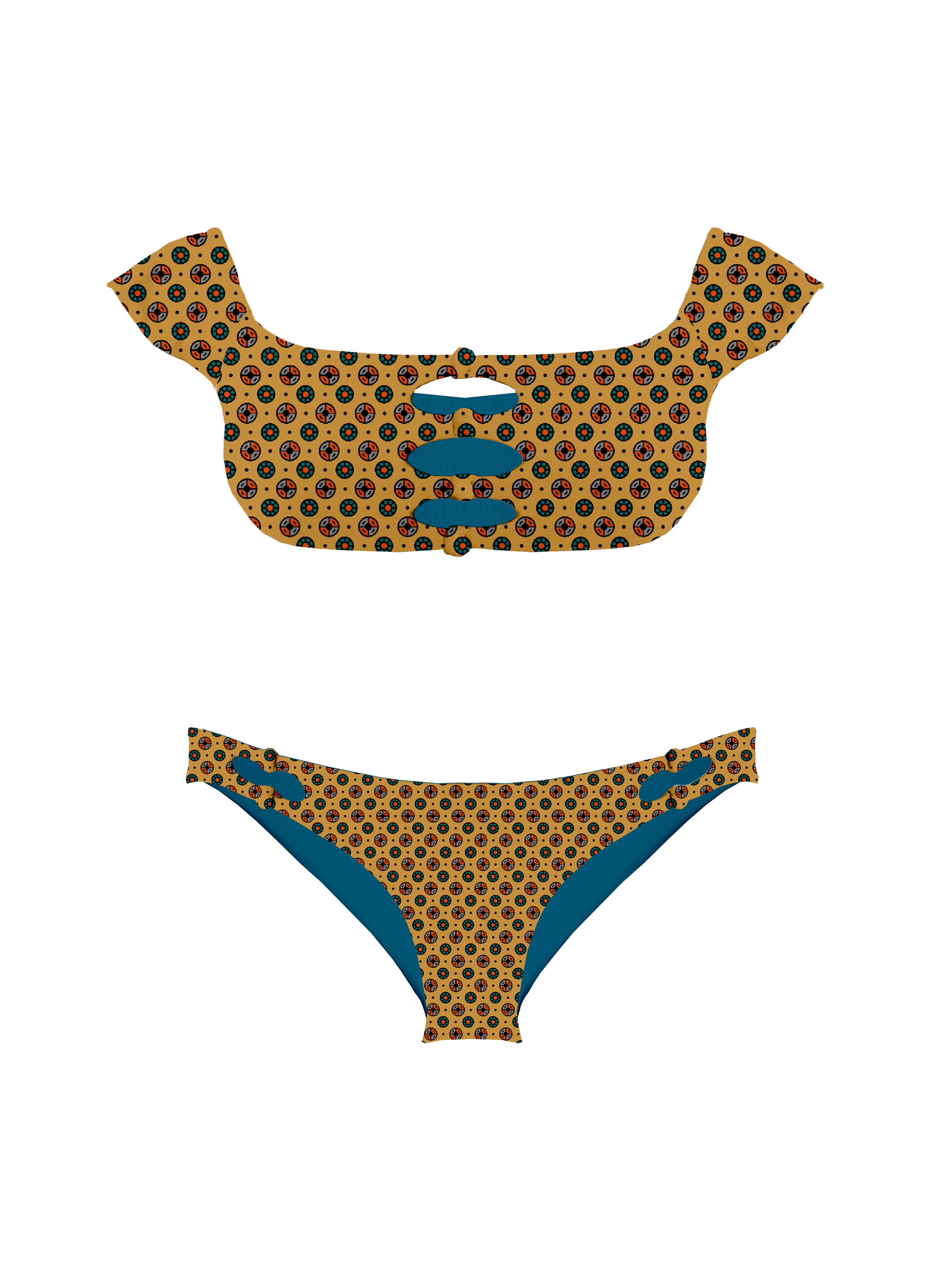 Marrakesh Sahara Dune Brief Knotted Bikini Bottom
