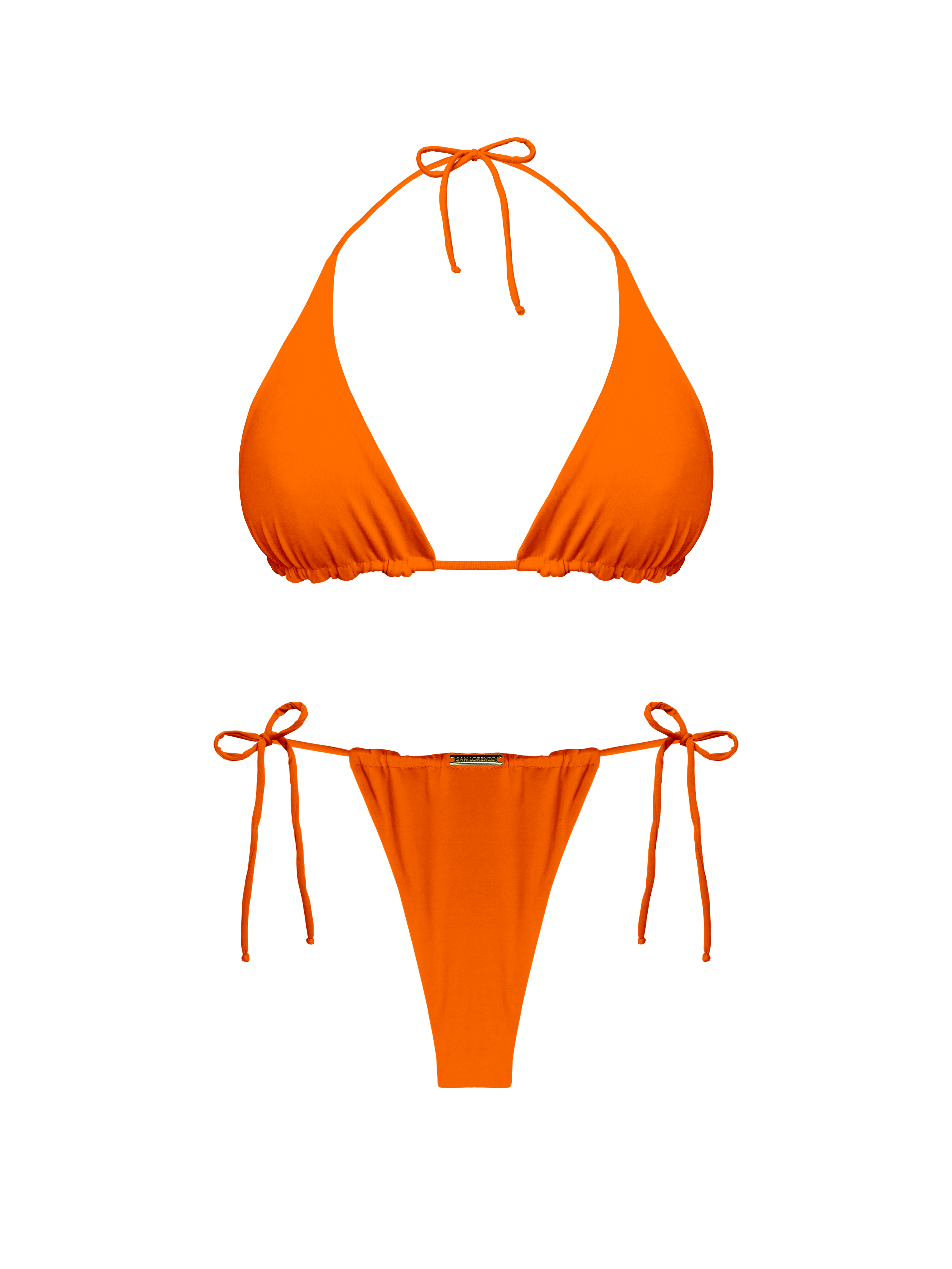 Moorea Saffron Glow Sliding Side Tie Bikini Bottom