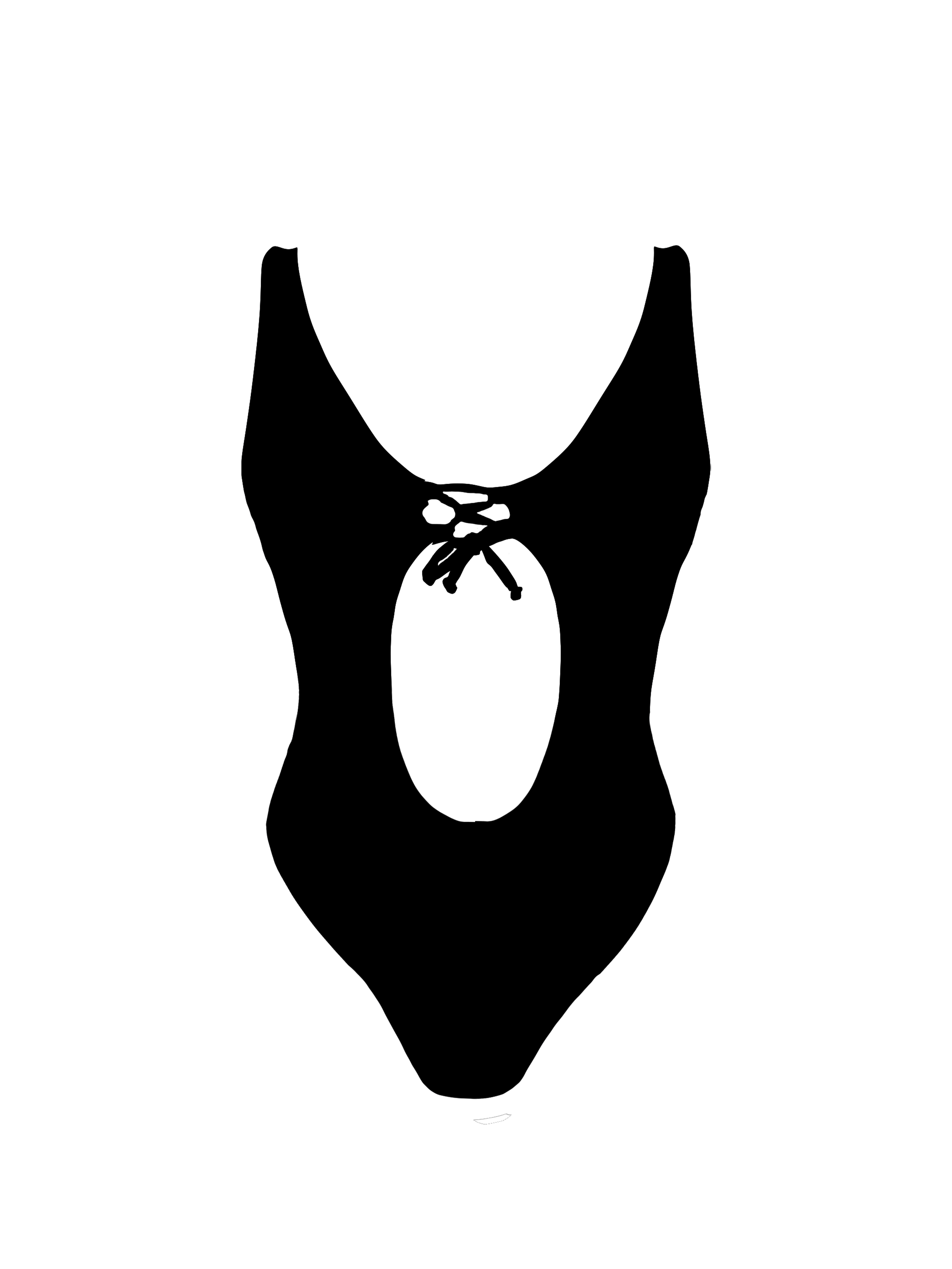 Moorea Eclipse Lace Up Keyhole One Piece