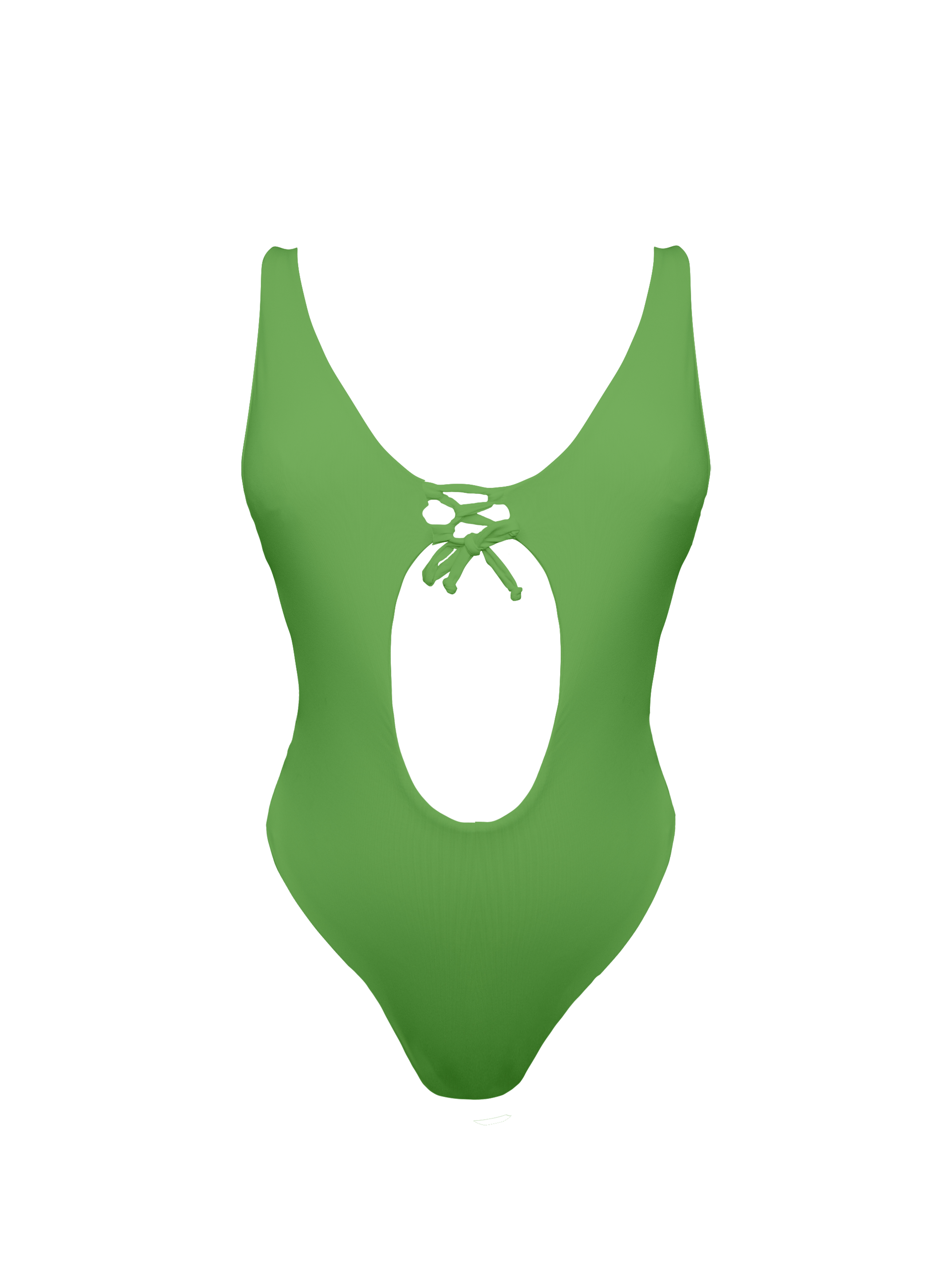 Moorea Rainforest Blend Lace Up Keyhole One Piece