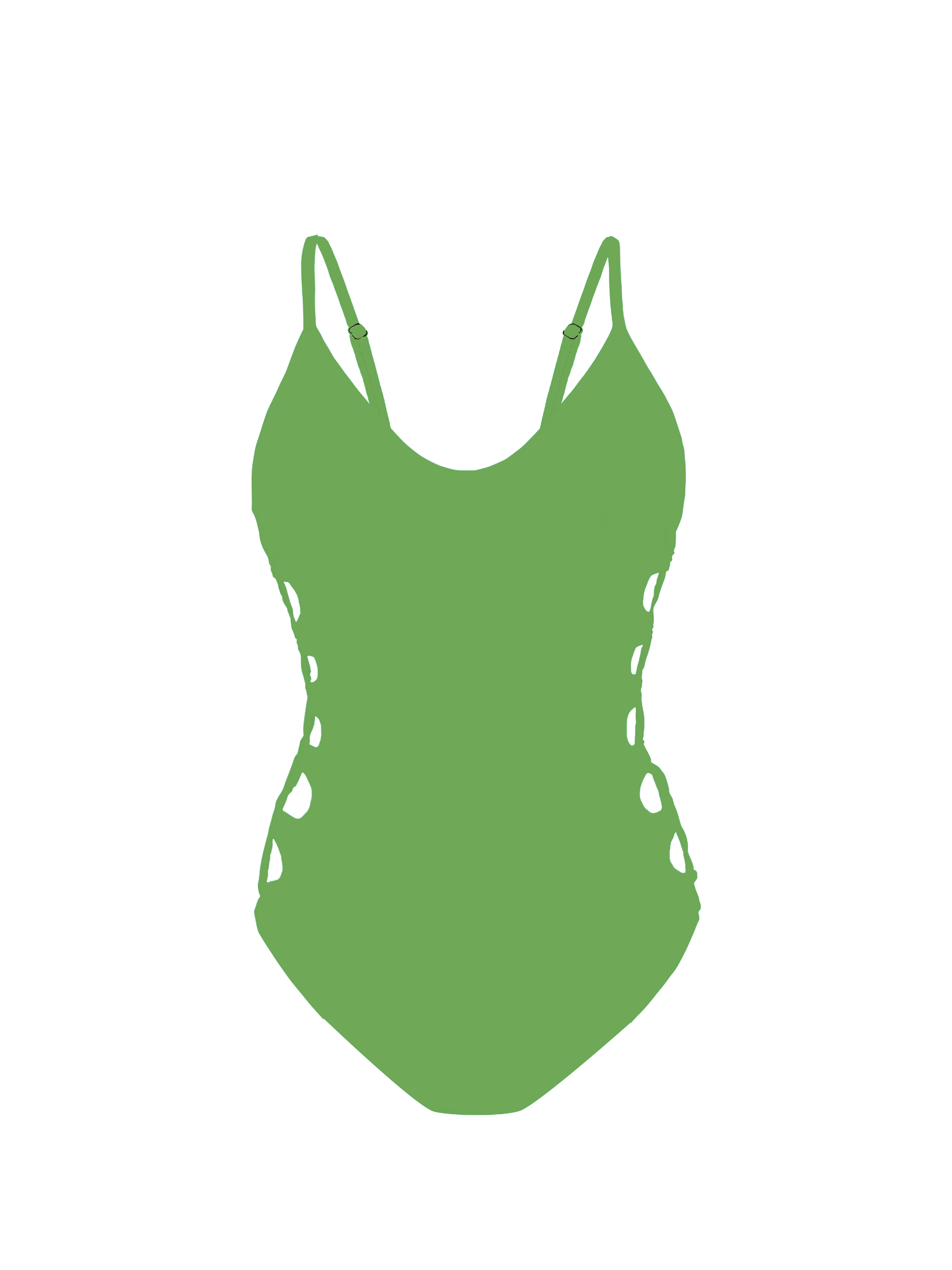 Moorea Rainforest Blend Side Lace Up One Piece