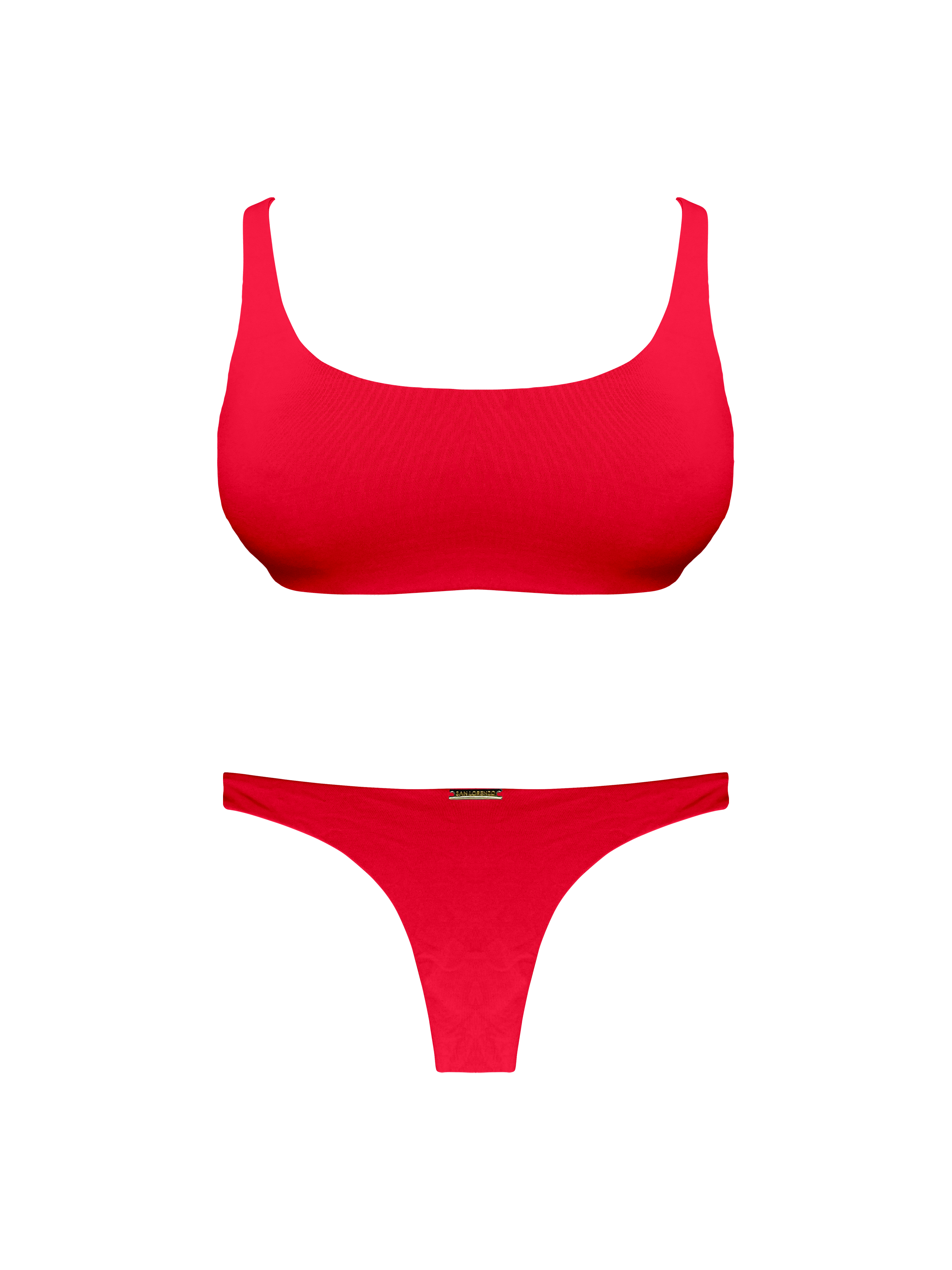 Moorea Lei Blooms Scoop Neck Bikini Top