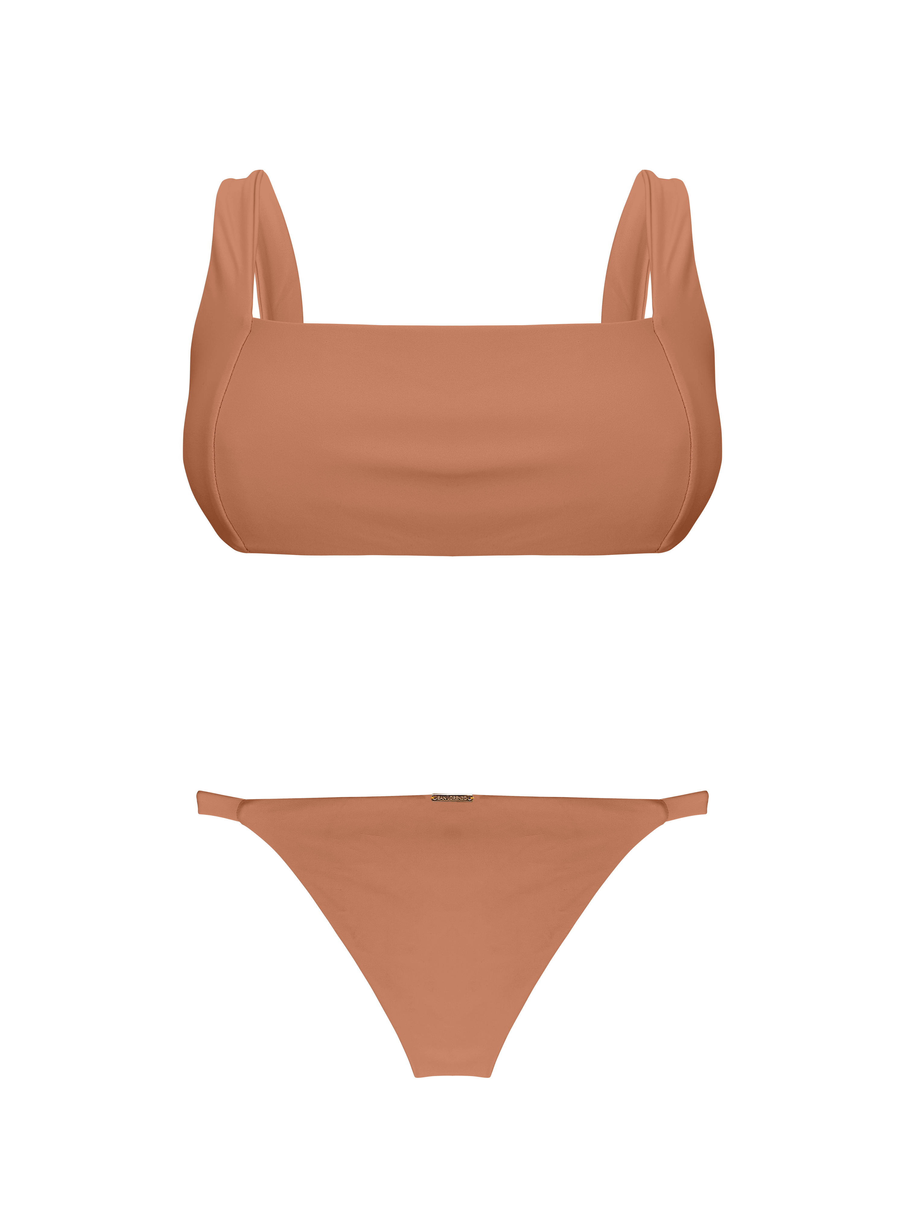 Coral Dune Sunset Lowrise Waist Brief Bikini Bottom