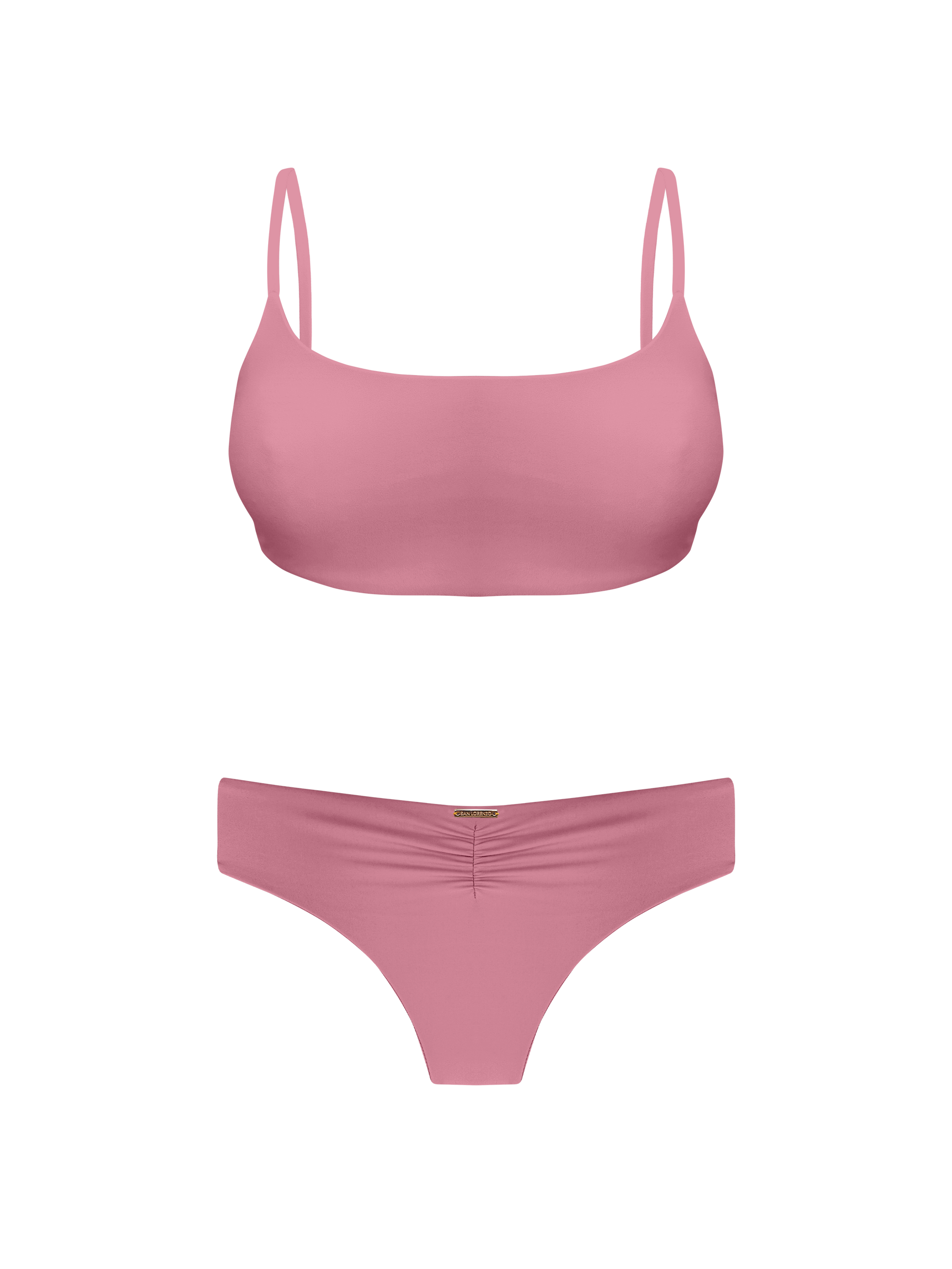 Sport Cross Back Bikini Top Top Pink X-Small Coral Colletion By San Lorenzo  – San Lorenzo Bikinis