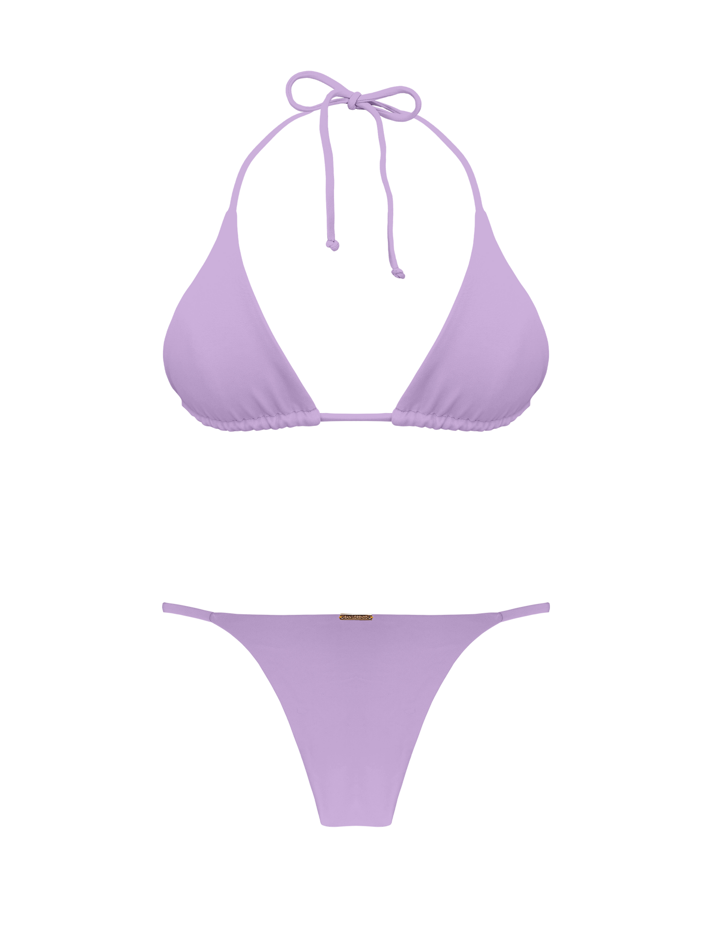 Coral Oceanic Lilac Thin Brief Bikini Bottom