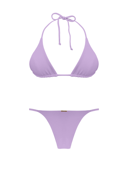 Coral Oceanic Lilac Thin Brief Bikini Bottom