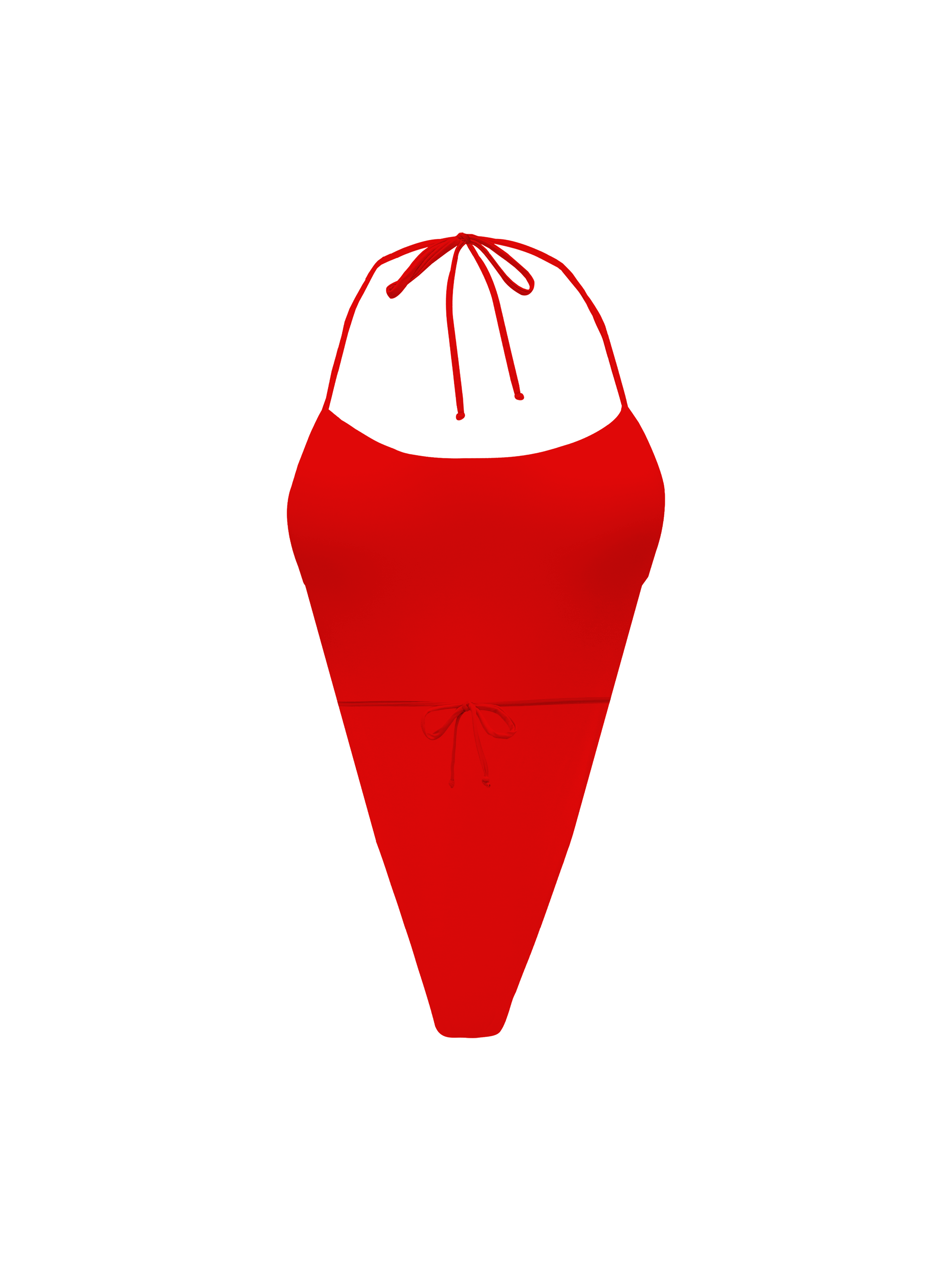 Eterna True Crimson Triangle Thong Bikini One Piece