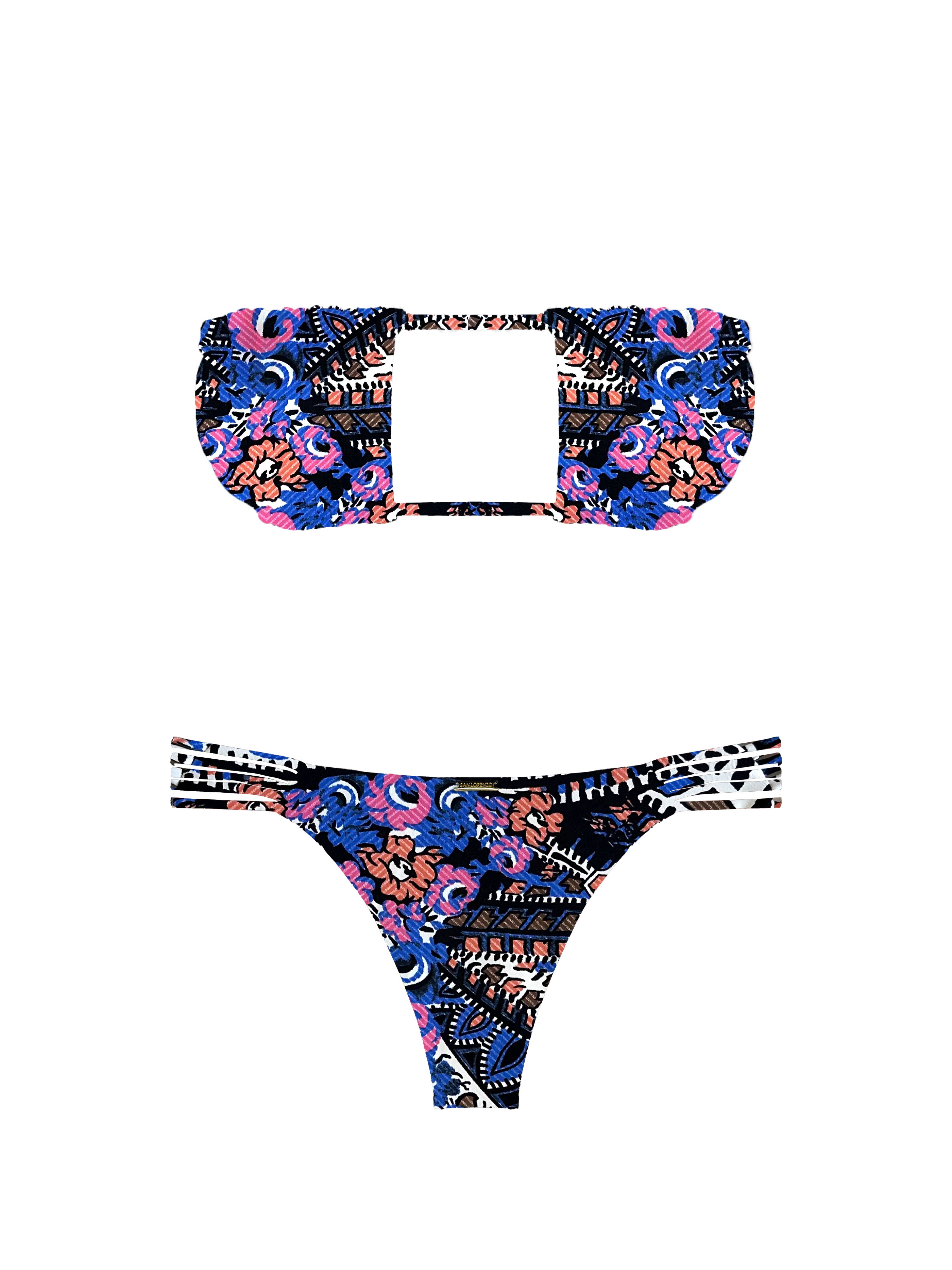 Prisma Zebra Tropic V-Knot Bikini Bottom