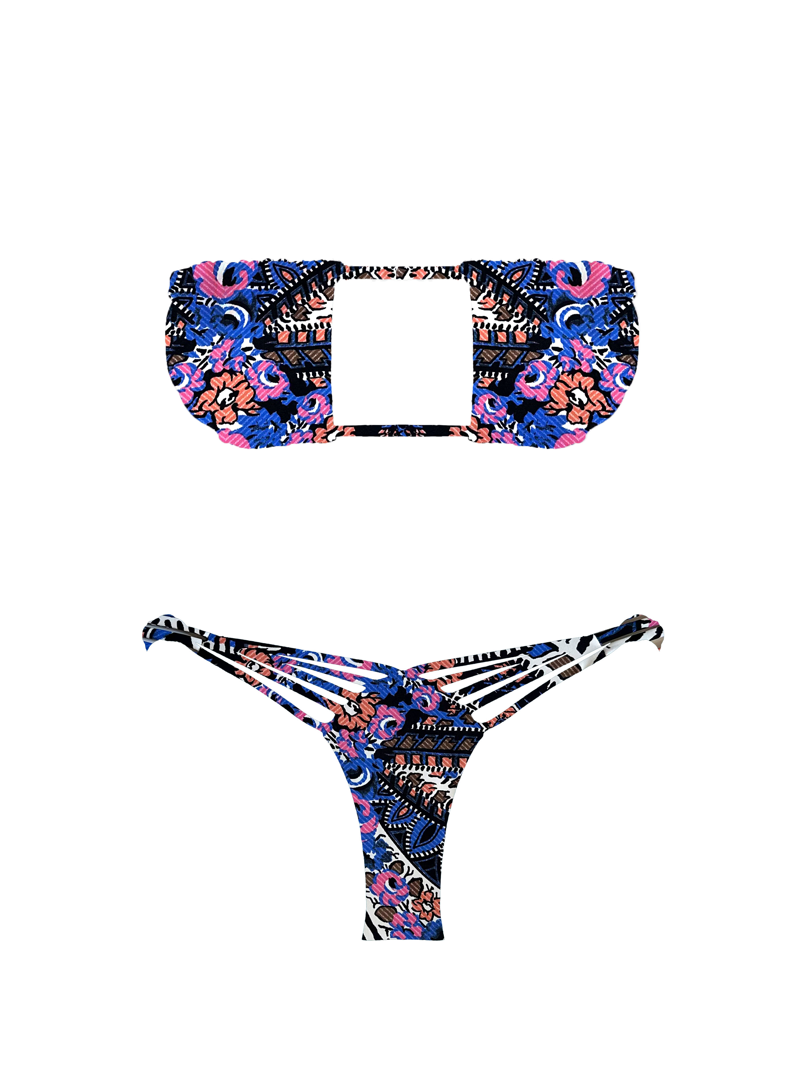 Prisma Zebra Tropic V-Knot Bikini Bottom