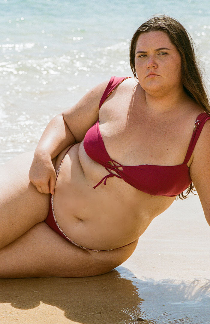 Marrakesh Amethyst Vintage Hipster Bikini Bottom