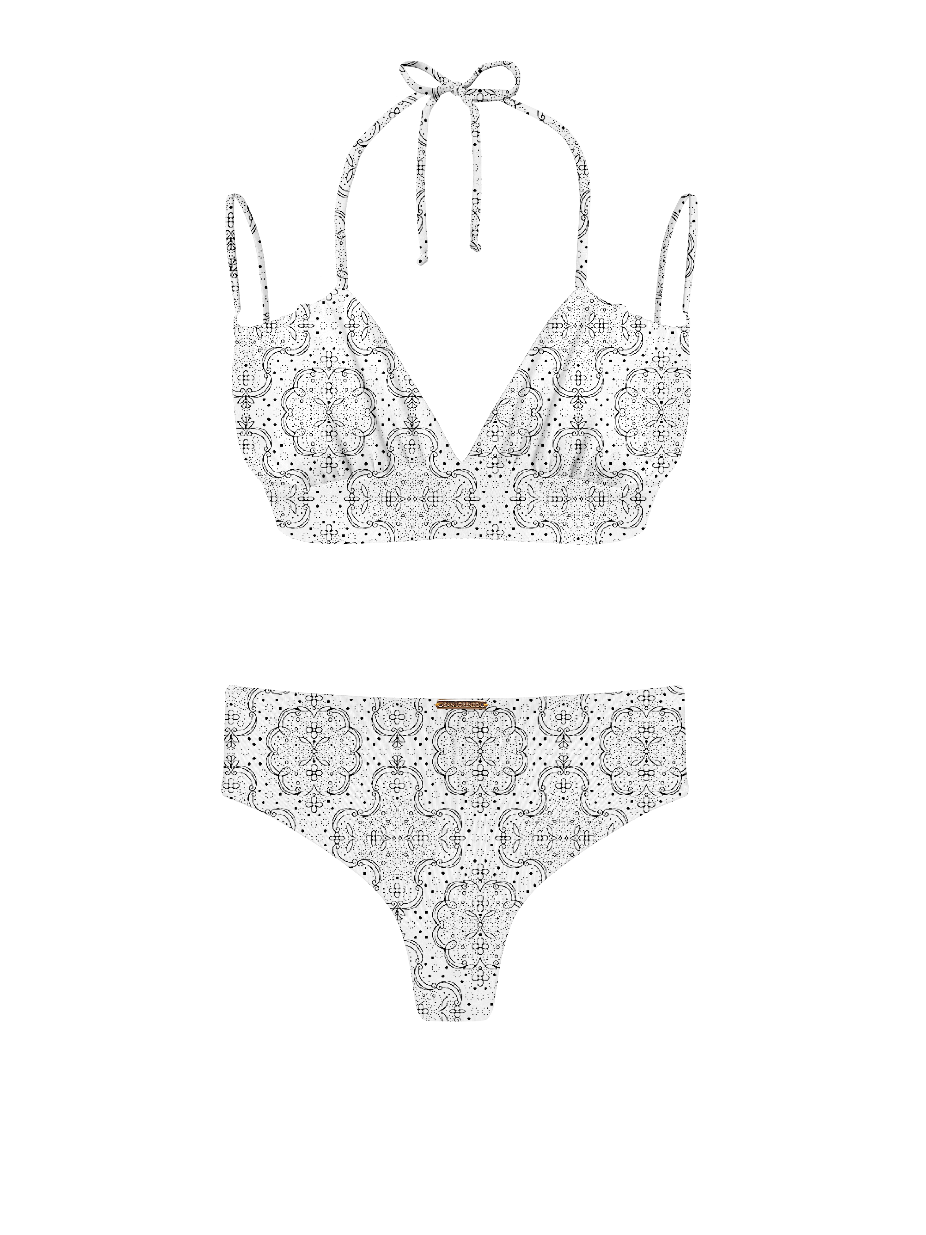 Marrakesh Moroccan High Waist Brief Bikini Bottom