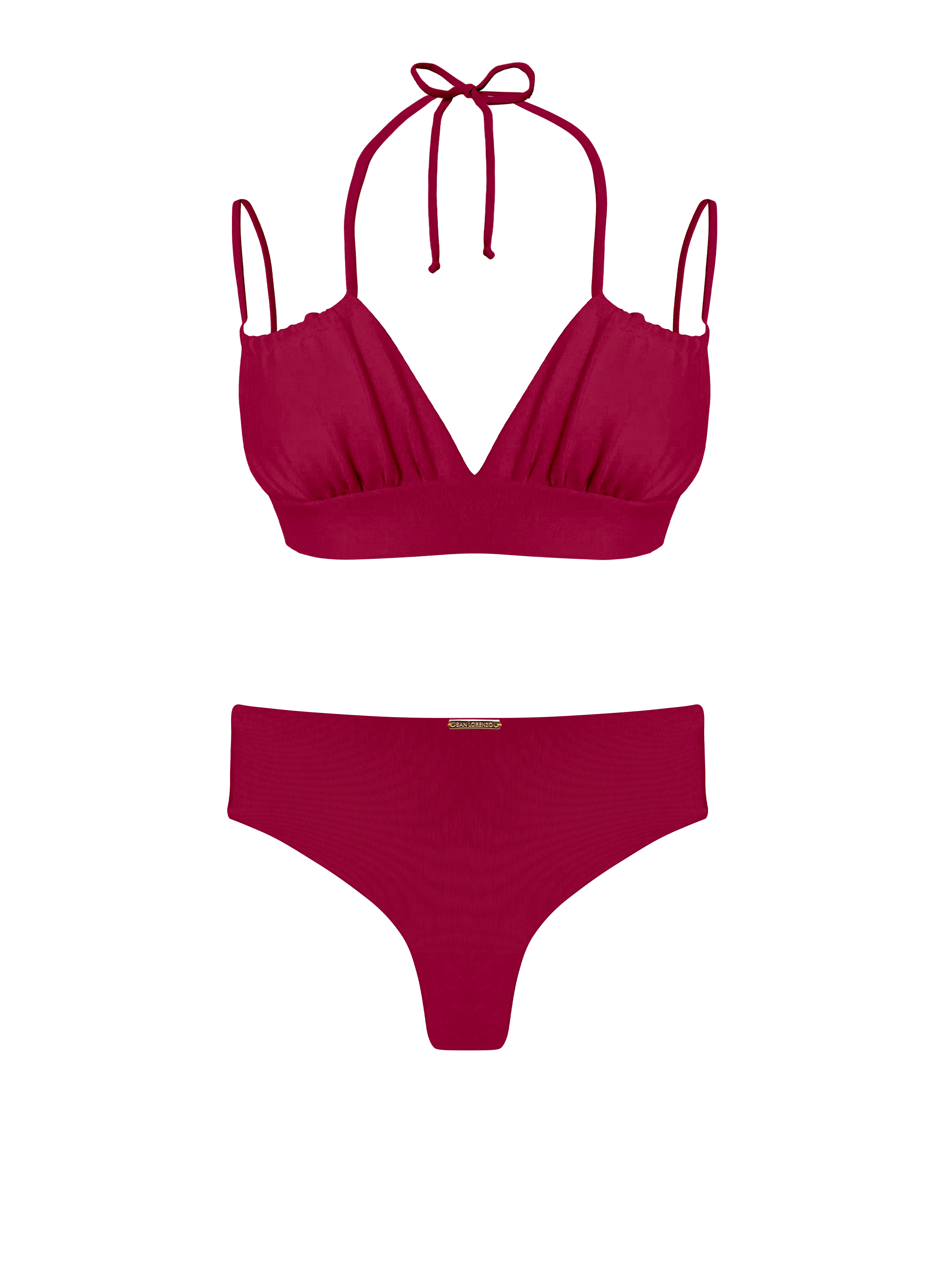 Marrakesh Amethyst High Waist Brief Bikini Bottom