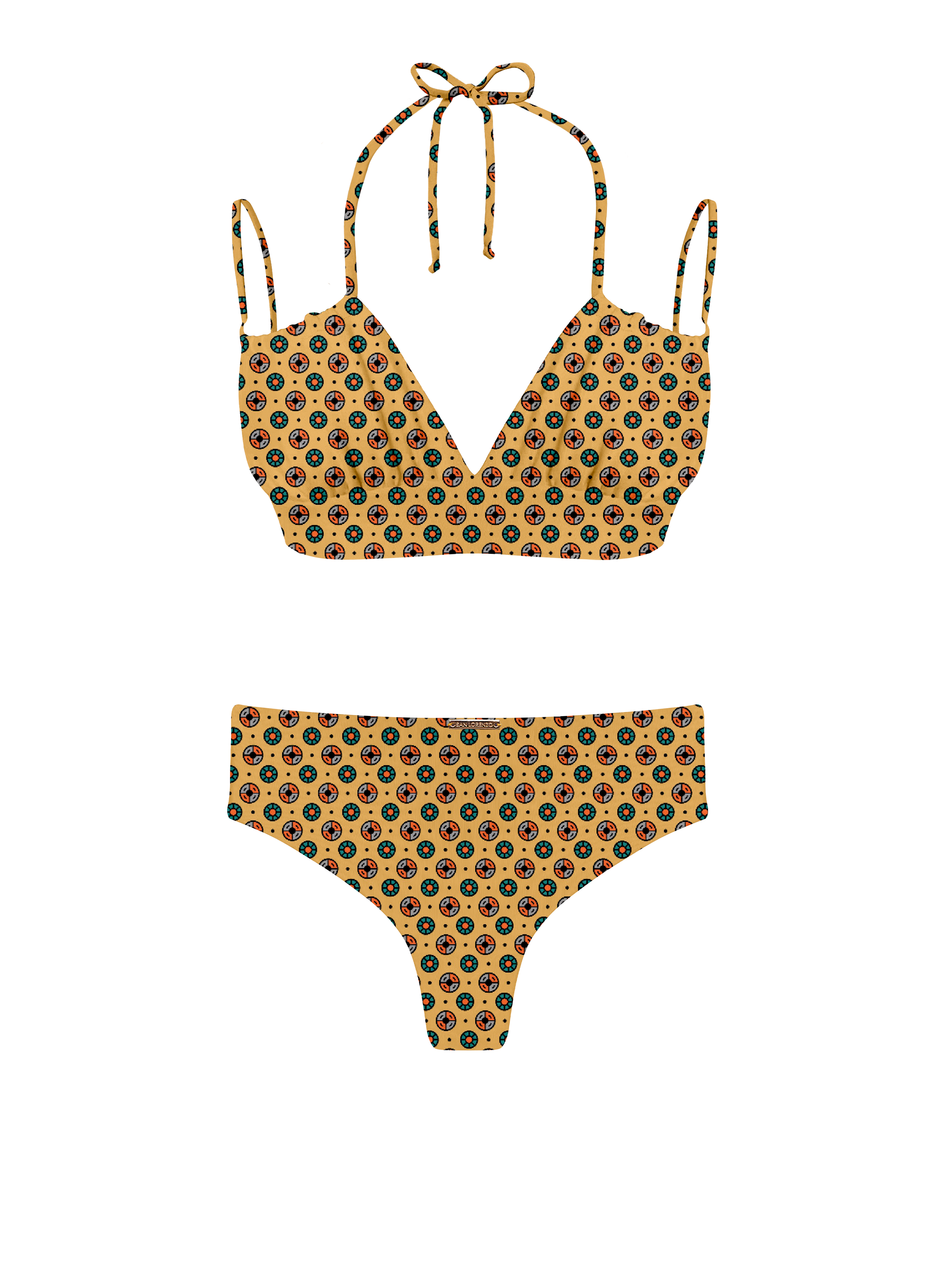 Marrakesh Sahara Dune High Waist Brief Bikini Bottom