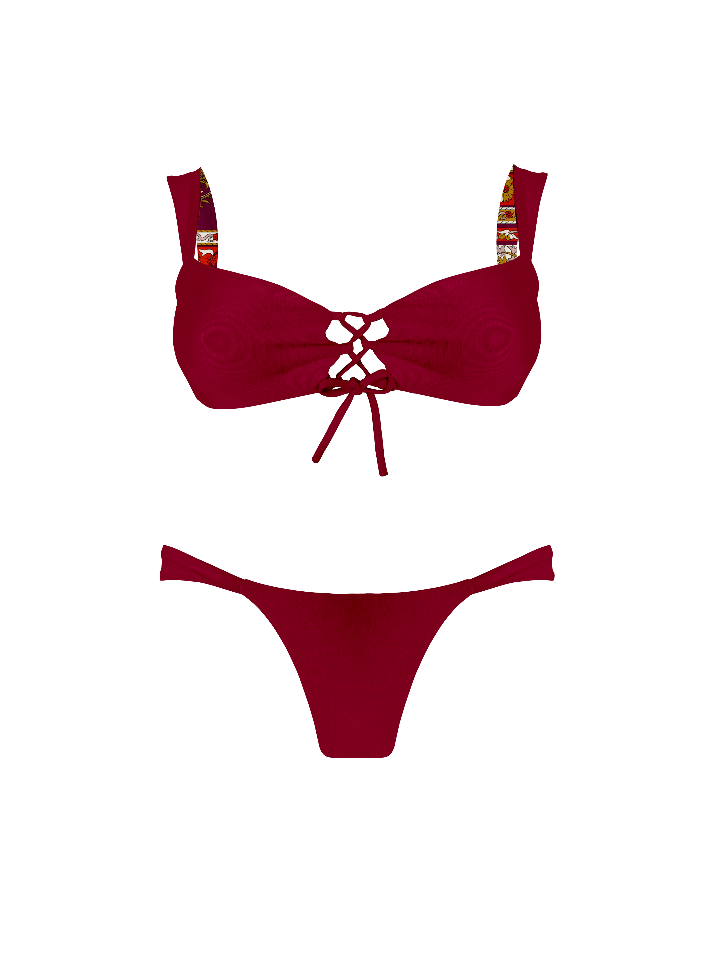 Marrakesh Amethyst Vintage Hipster Bikini Bottom