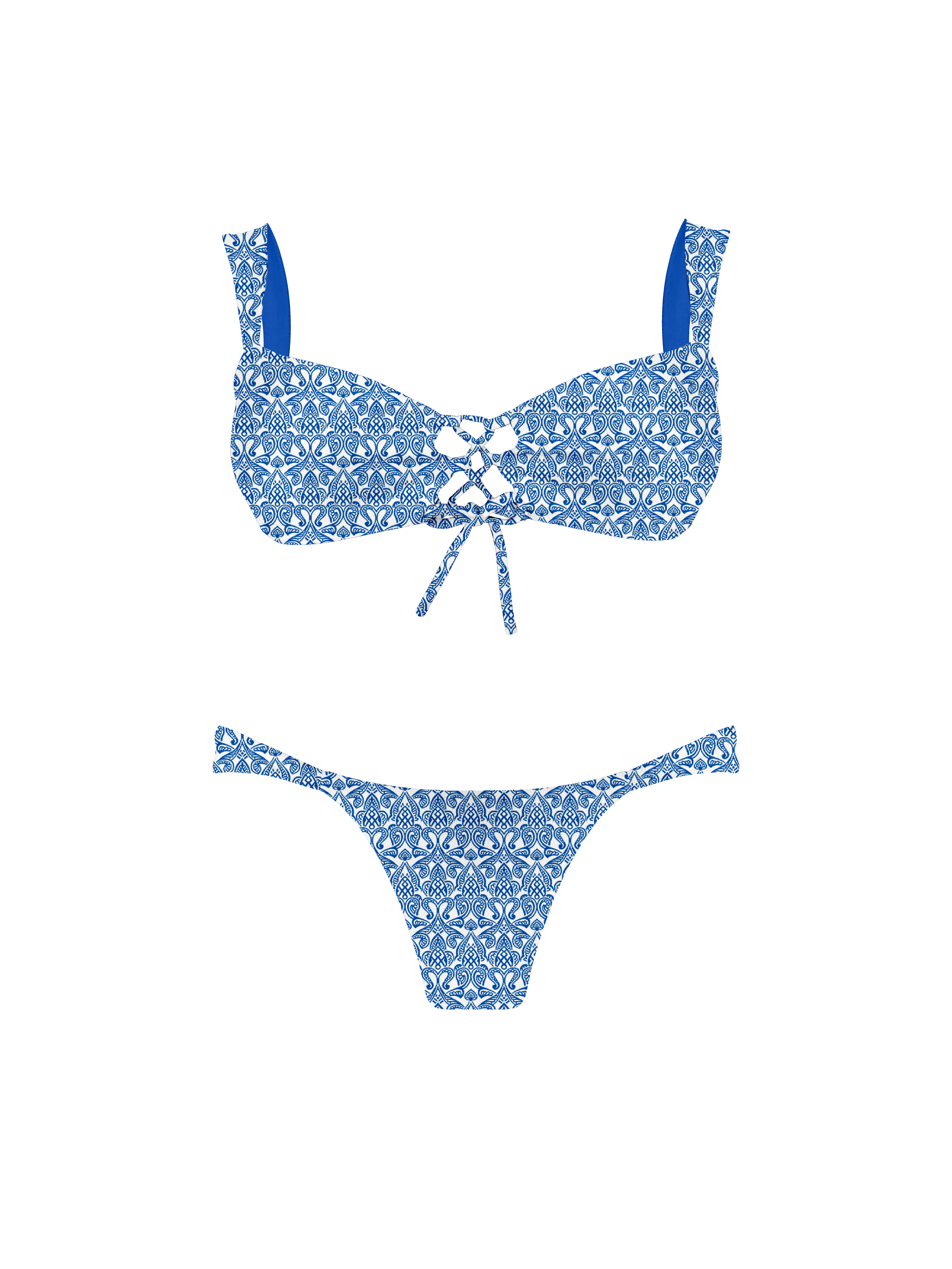 Marrakesh Zellige Zephyr Vintage Hipster Bikini Bottom