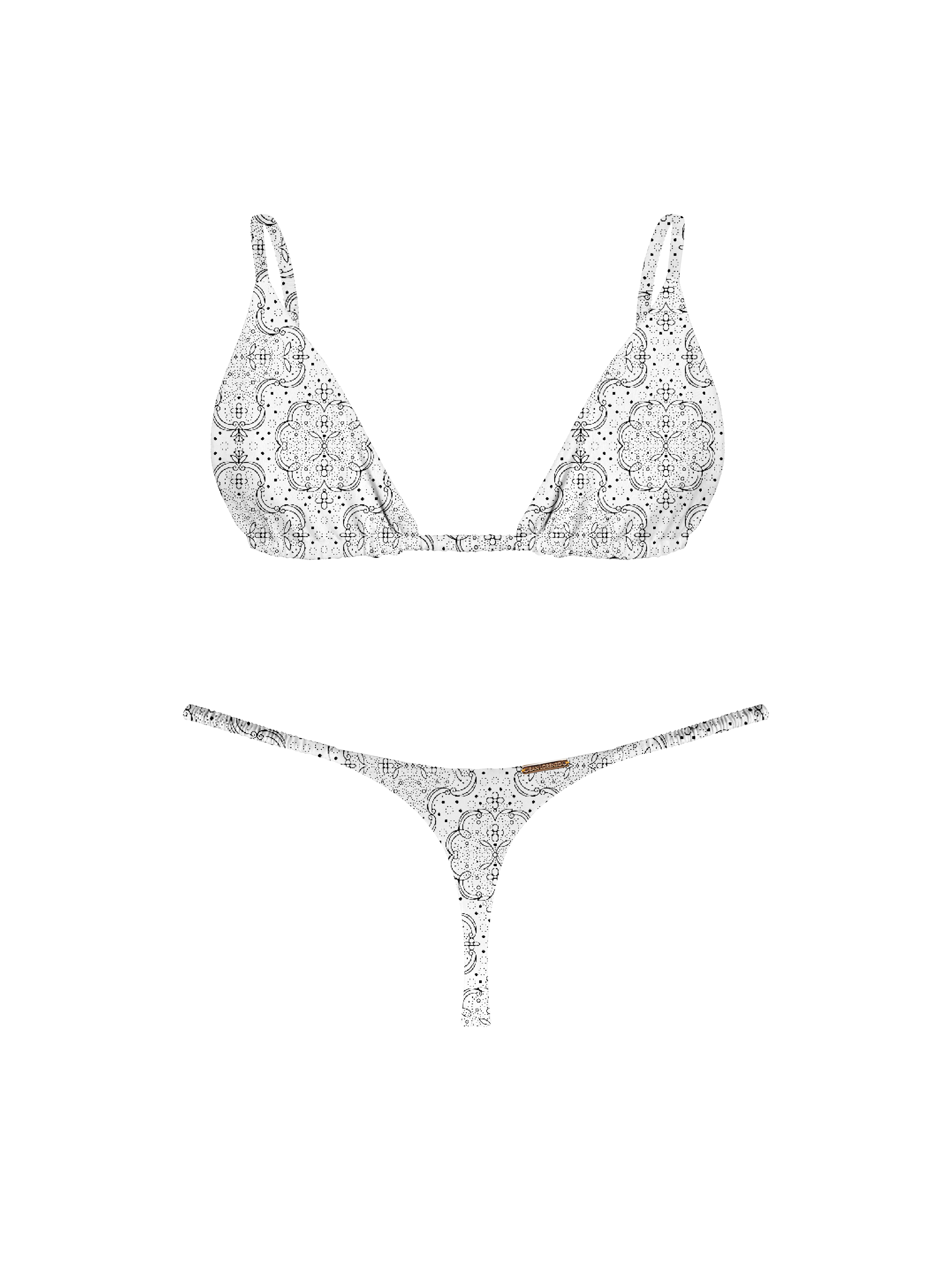 Marrakesh Moroccan Classic Ruched Triangle Bikini Top
