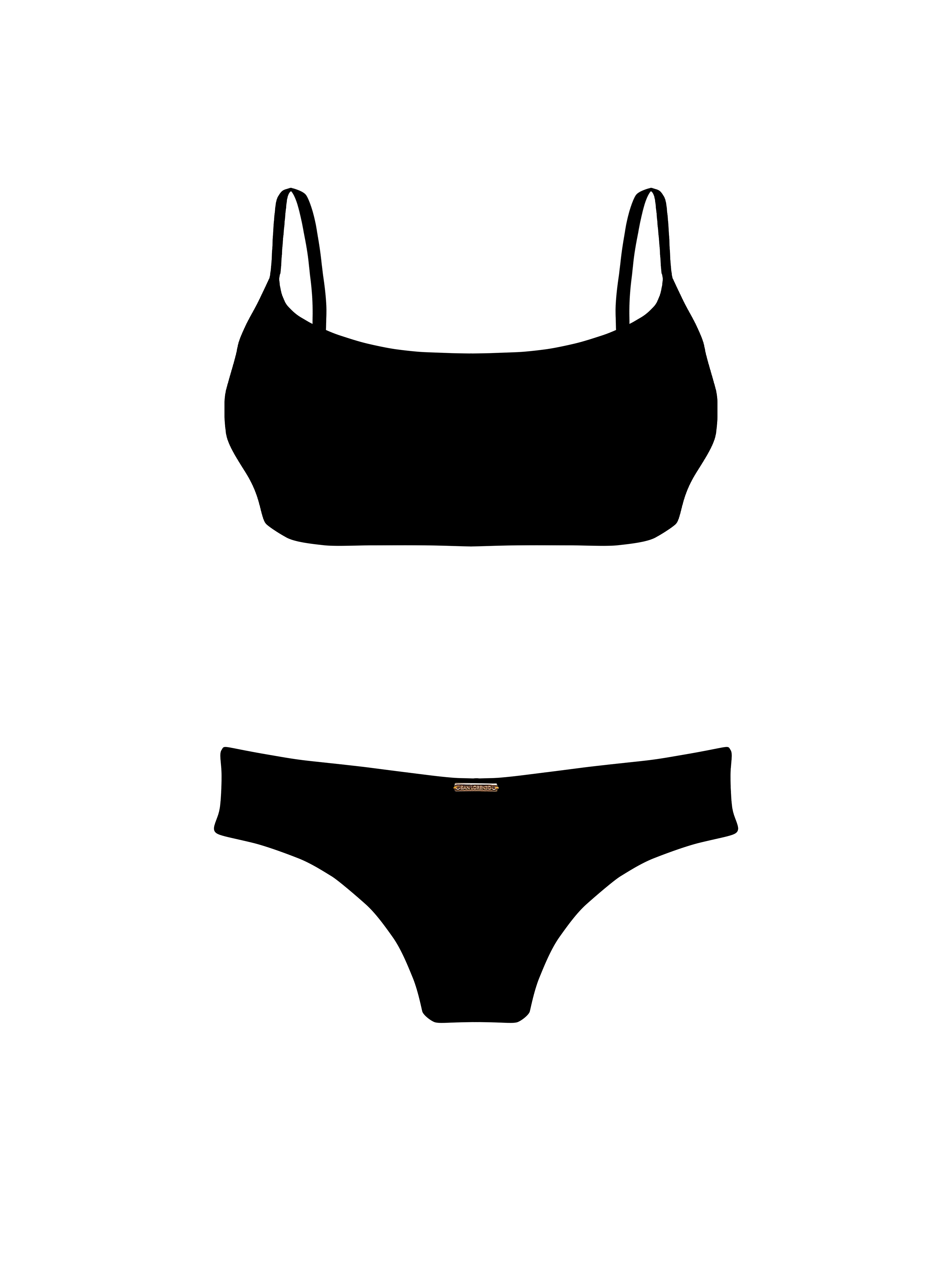 Marrakesh Desert Night Sport Cross Back Bikini Top