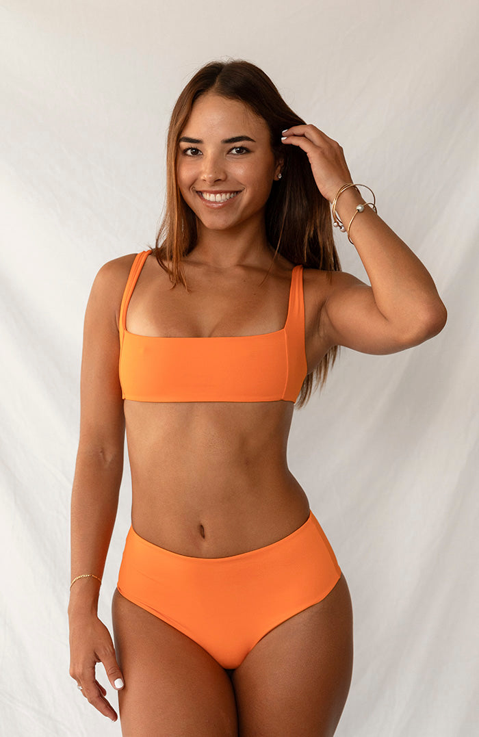 Moorea Saffron Glow High Waist Bikini Bottom