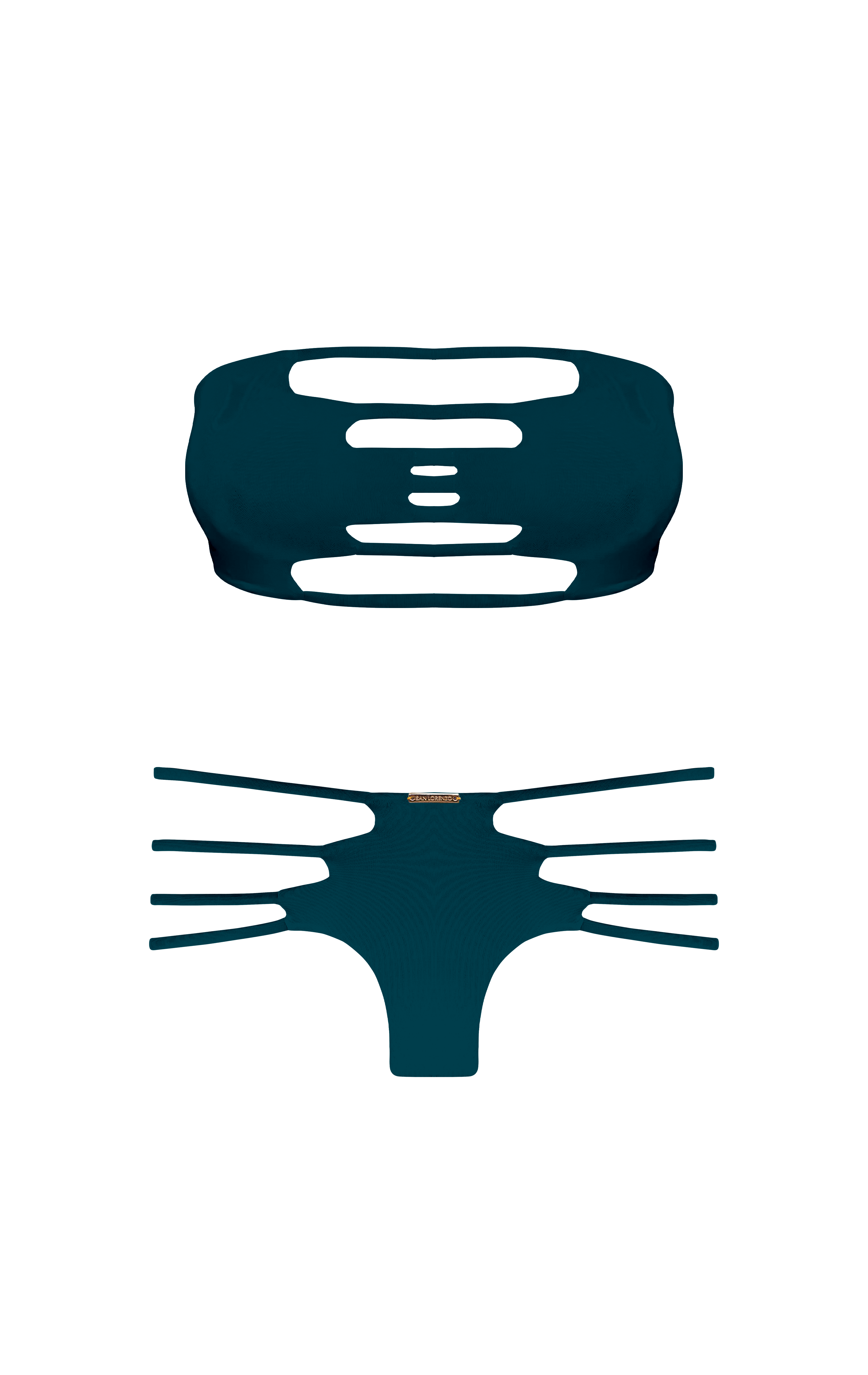 Island Palms Lafayette Diamond Strap Bikini Bottom