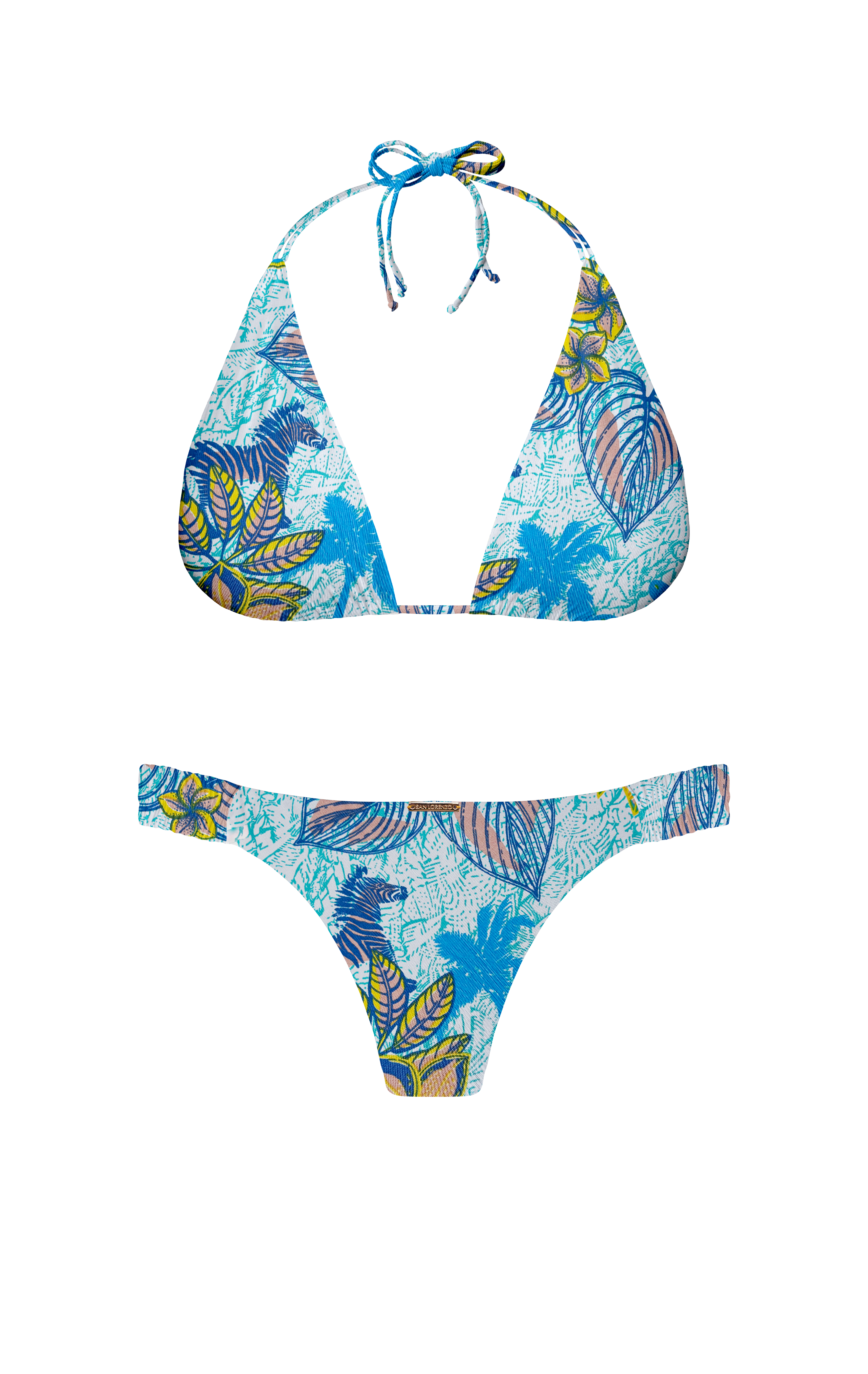 Island Palms Sea Glow Garder Bikini Bottom