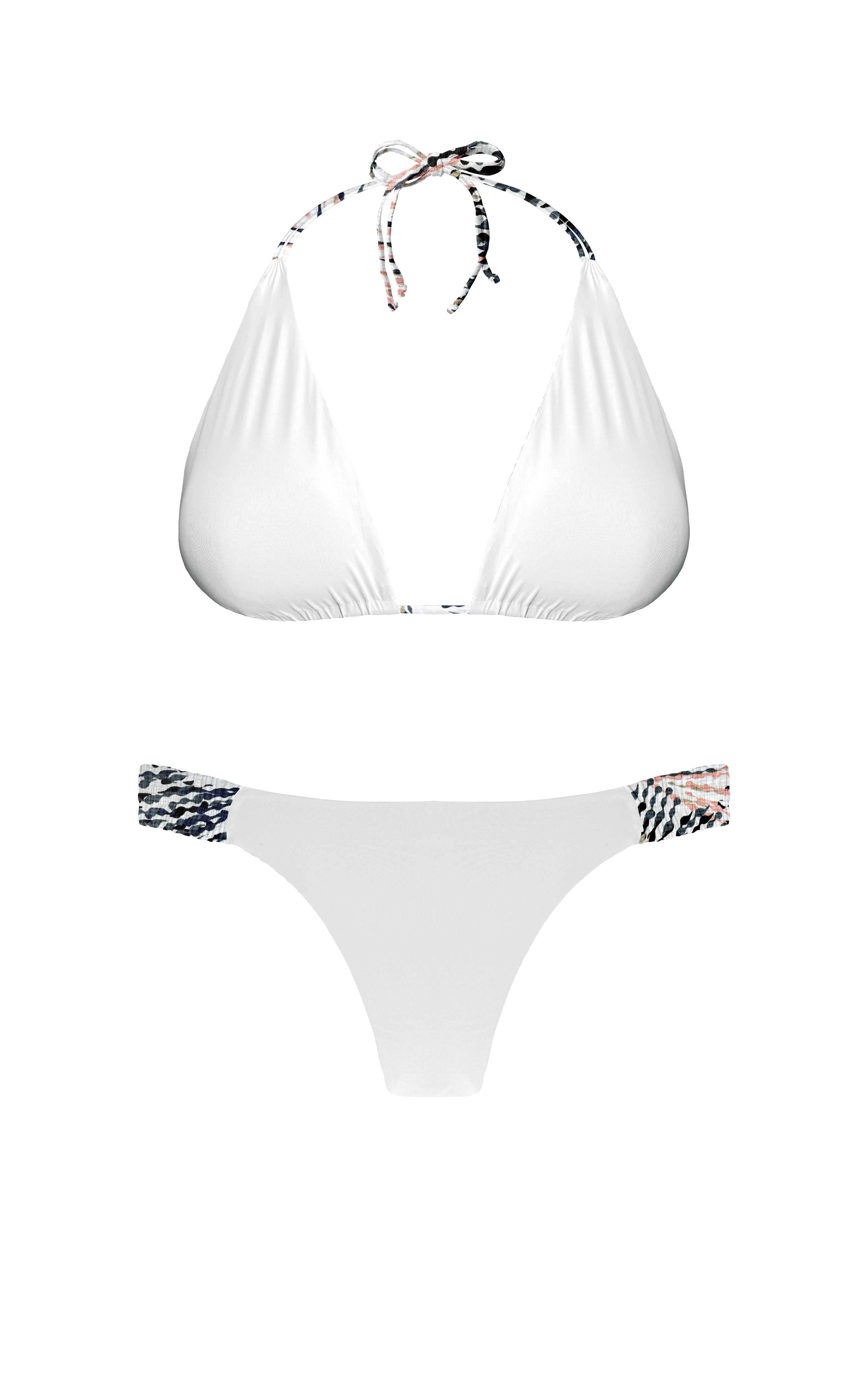 Island Palms Striking Reef Garder Bikini Bottom