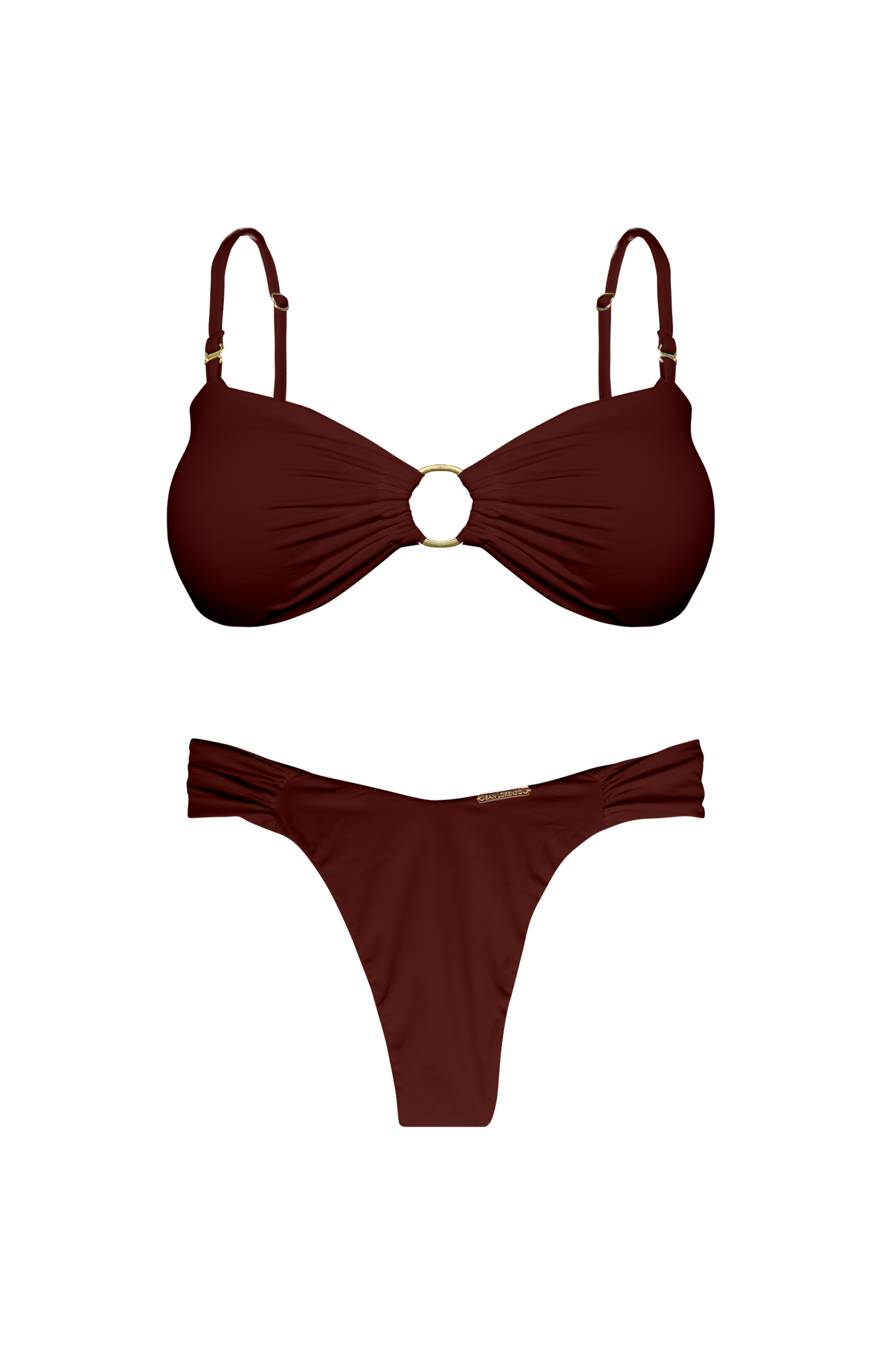 TAHITI MANA Earth Hipster Bikini Bottom