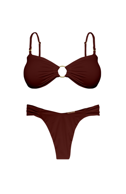 TAHITI MANA Earth Hipster Bikini Bottom
