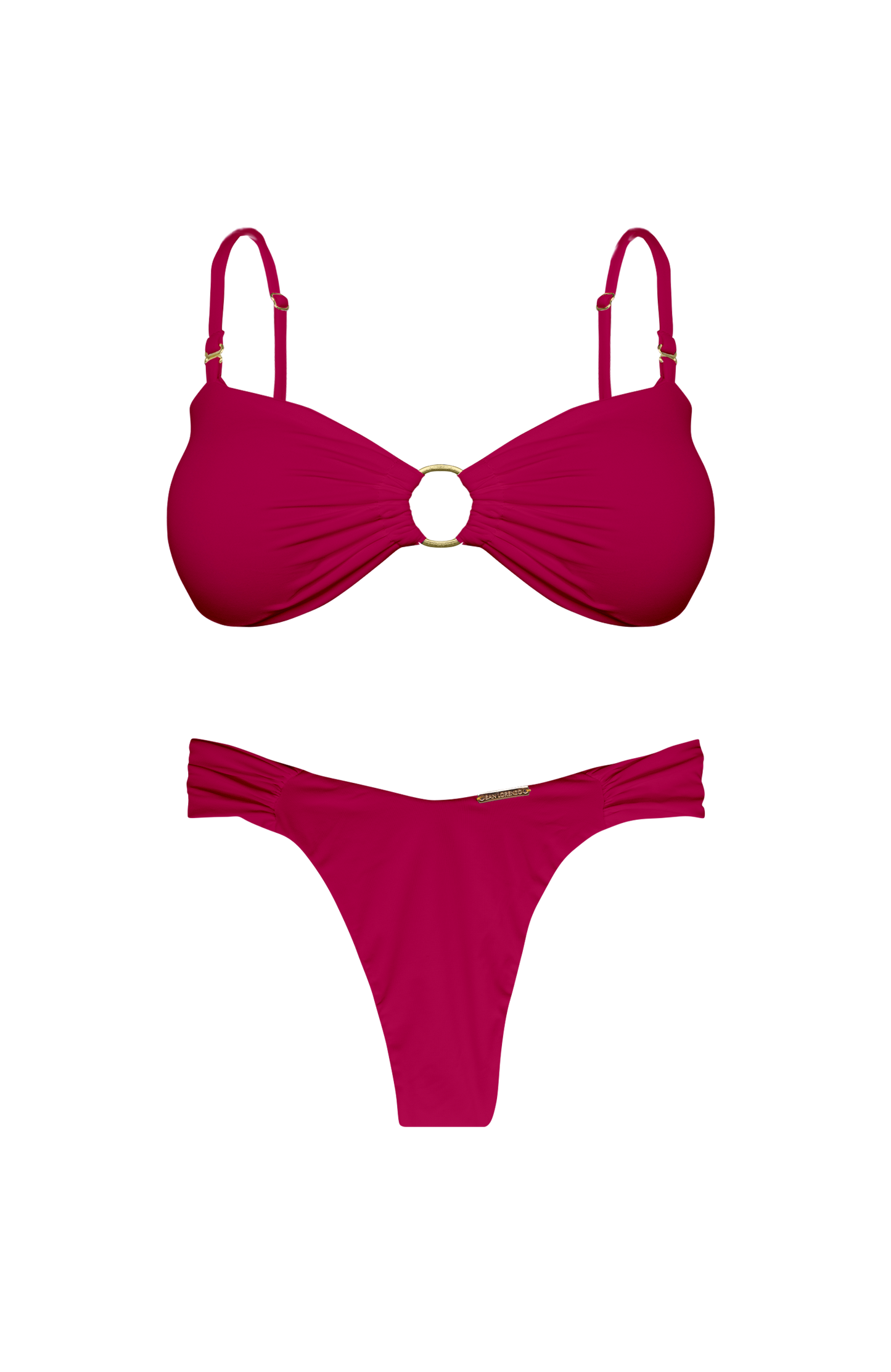 TAHITI MANA Pink Sky Hipster Bikini Bottom